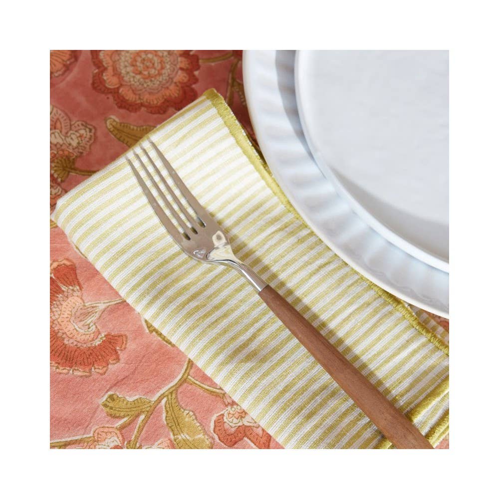 Chandra Napkins - Absynthe Stripes- S/2