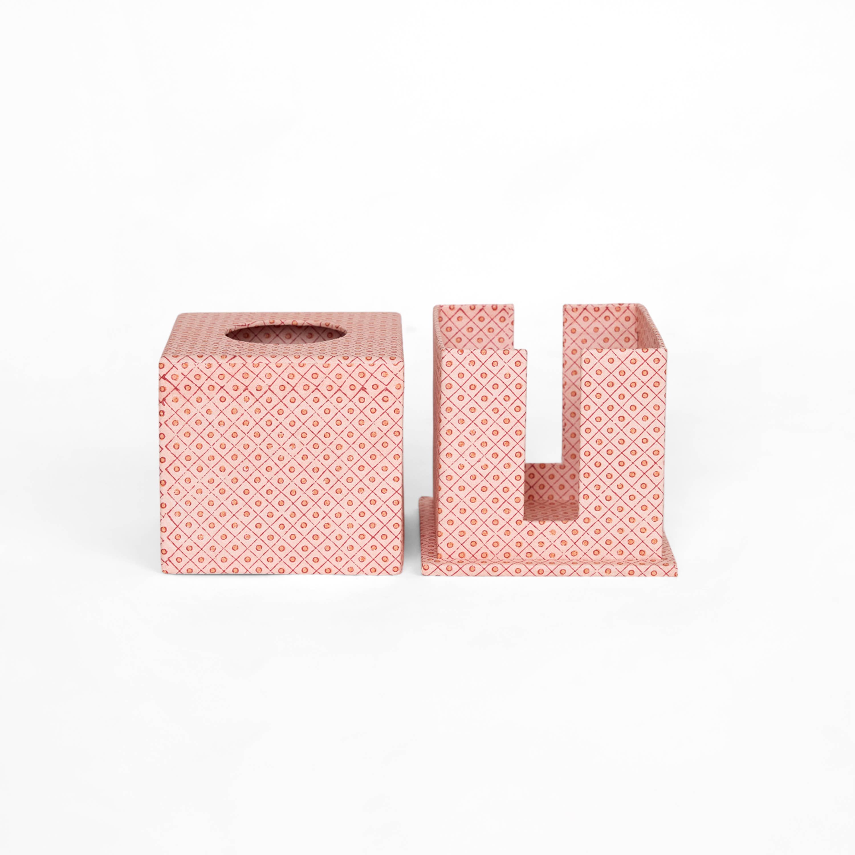 Amélie Tissue Box - Crimson