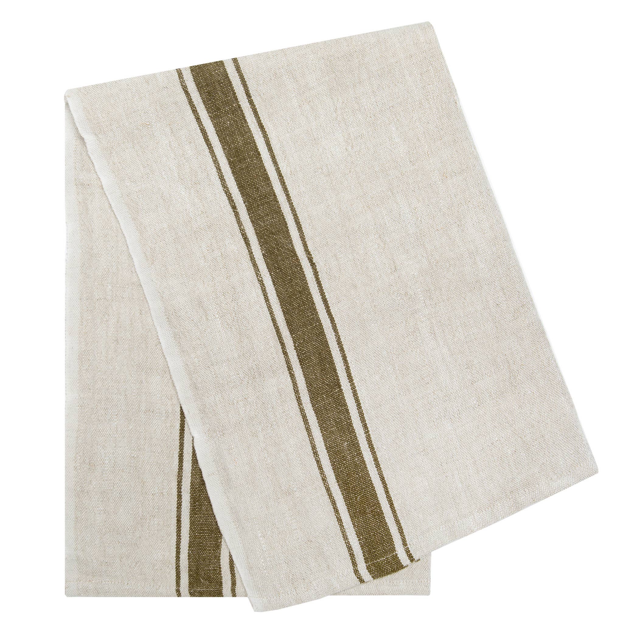 Marseille Kitchen Towel - Olive - S/2