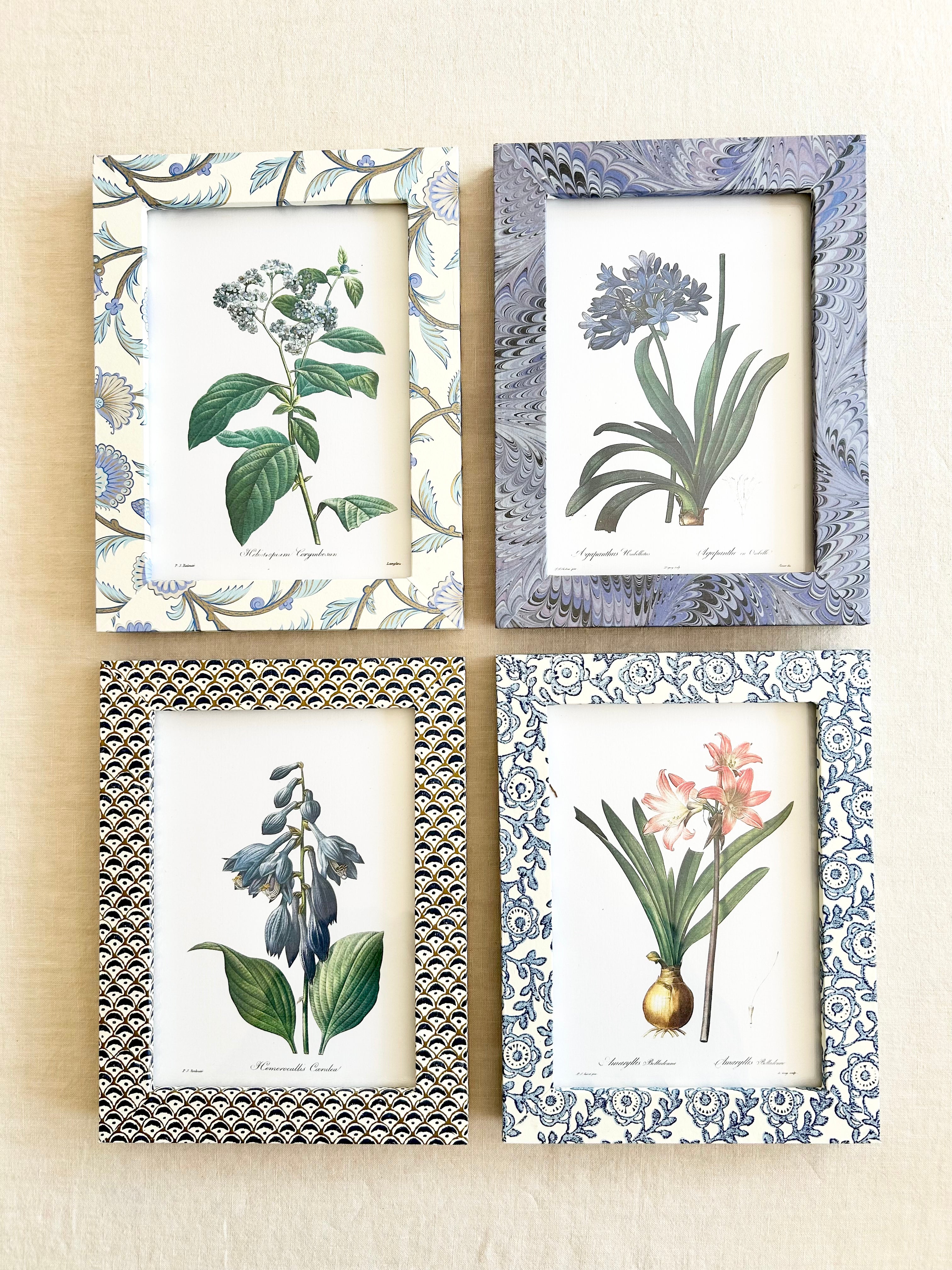 Tabletop Frame 5x7" - Marbled Blu