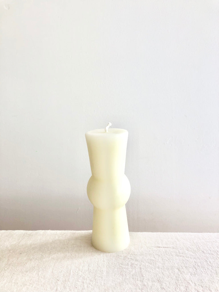 Totem Pillar Candle - Medium Cream