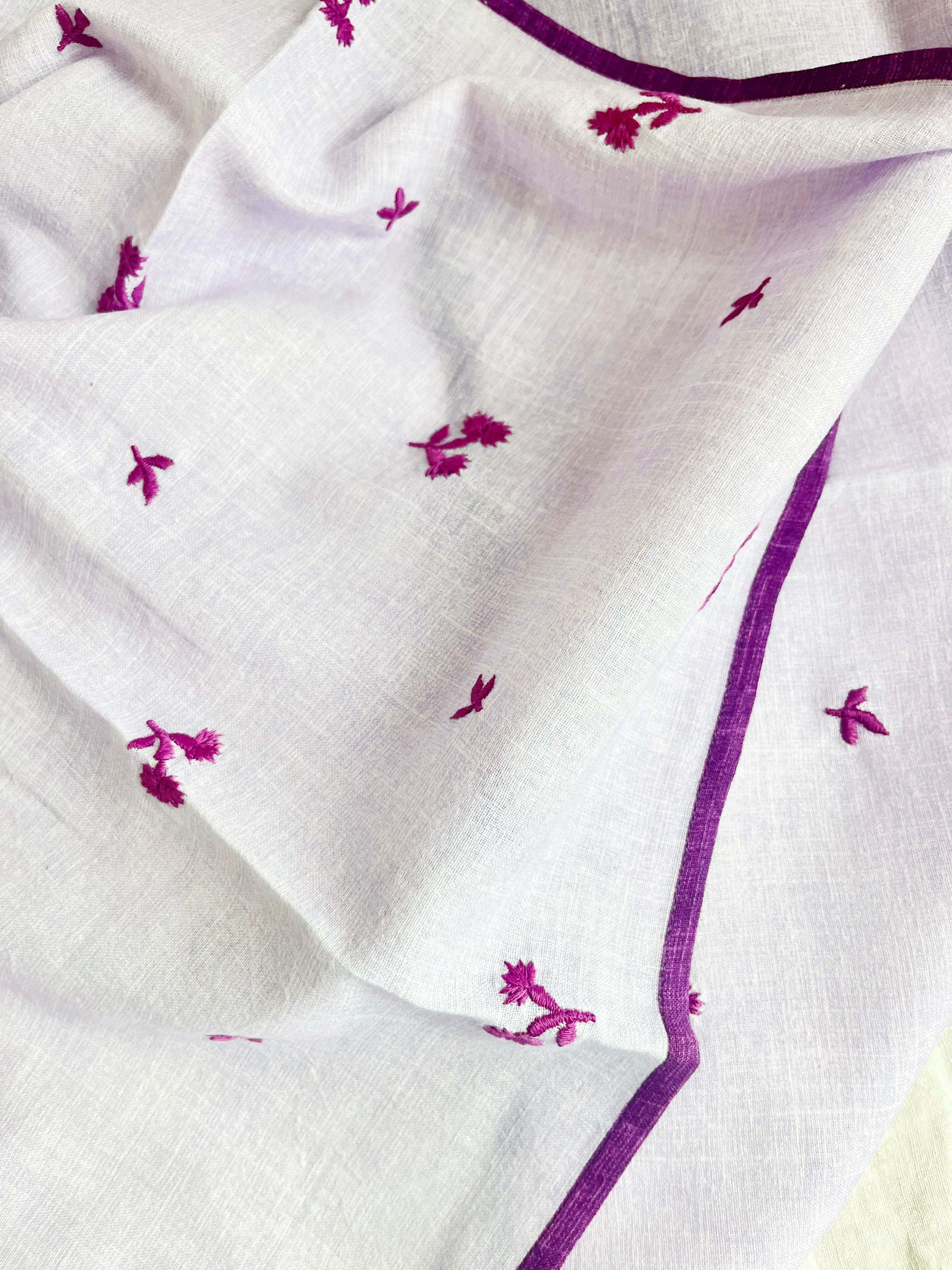 Louisa Embroidered Napkins - Violette S/4