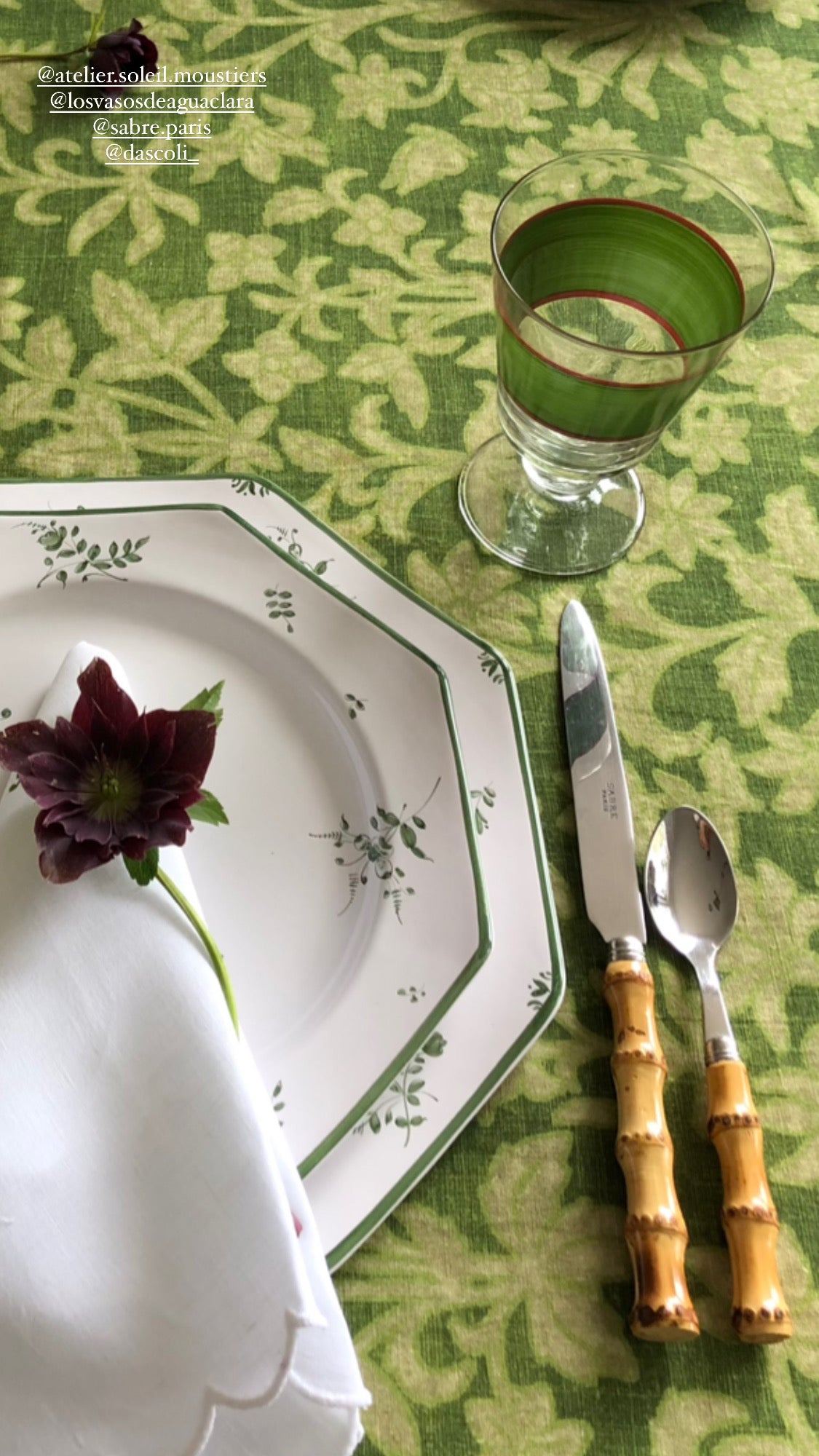 PRE-ORDER - Sainte Marie Dinnerware - Alouette - Peridot