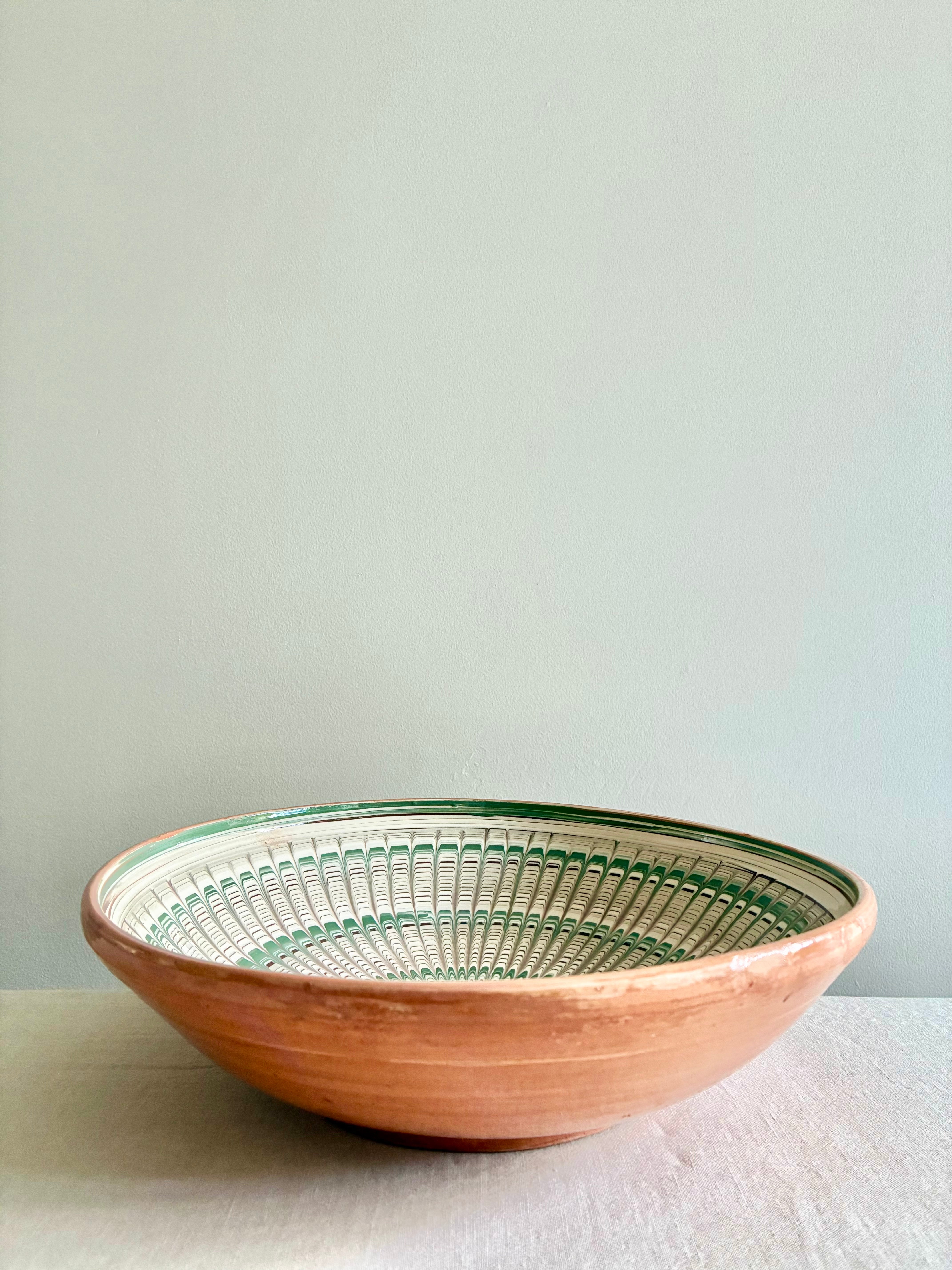 Peacock Sage Serving Bowl - 12"