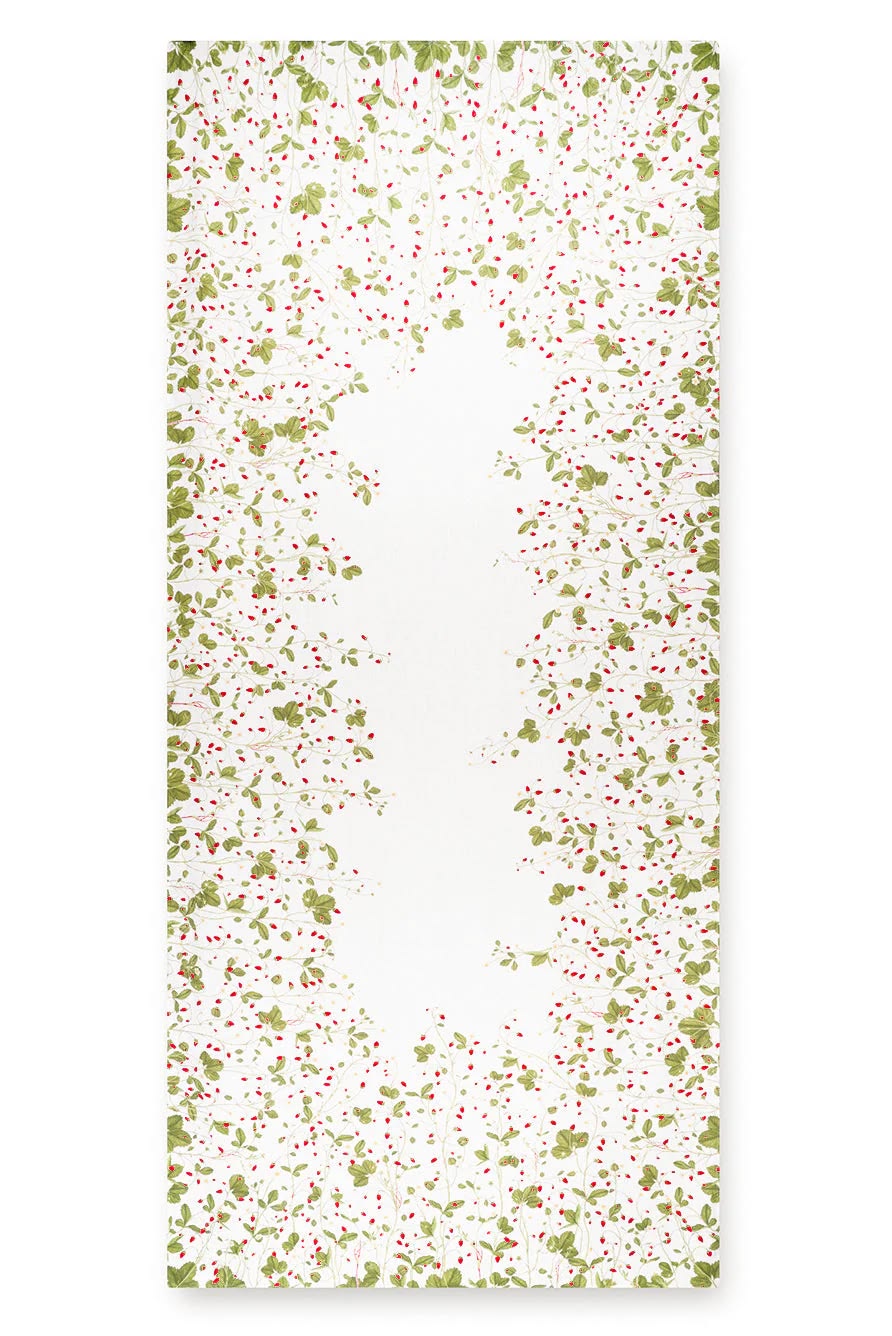Fraises des Bois Tablecloth - 3 sizes available