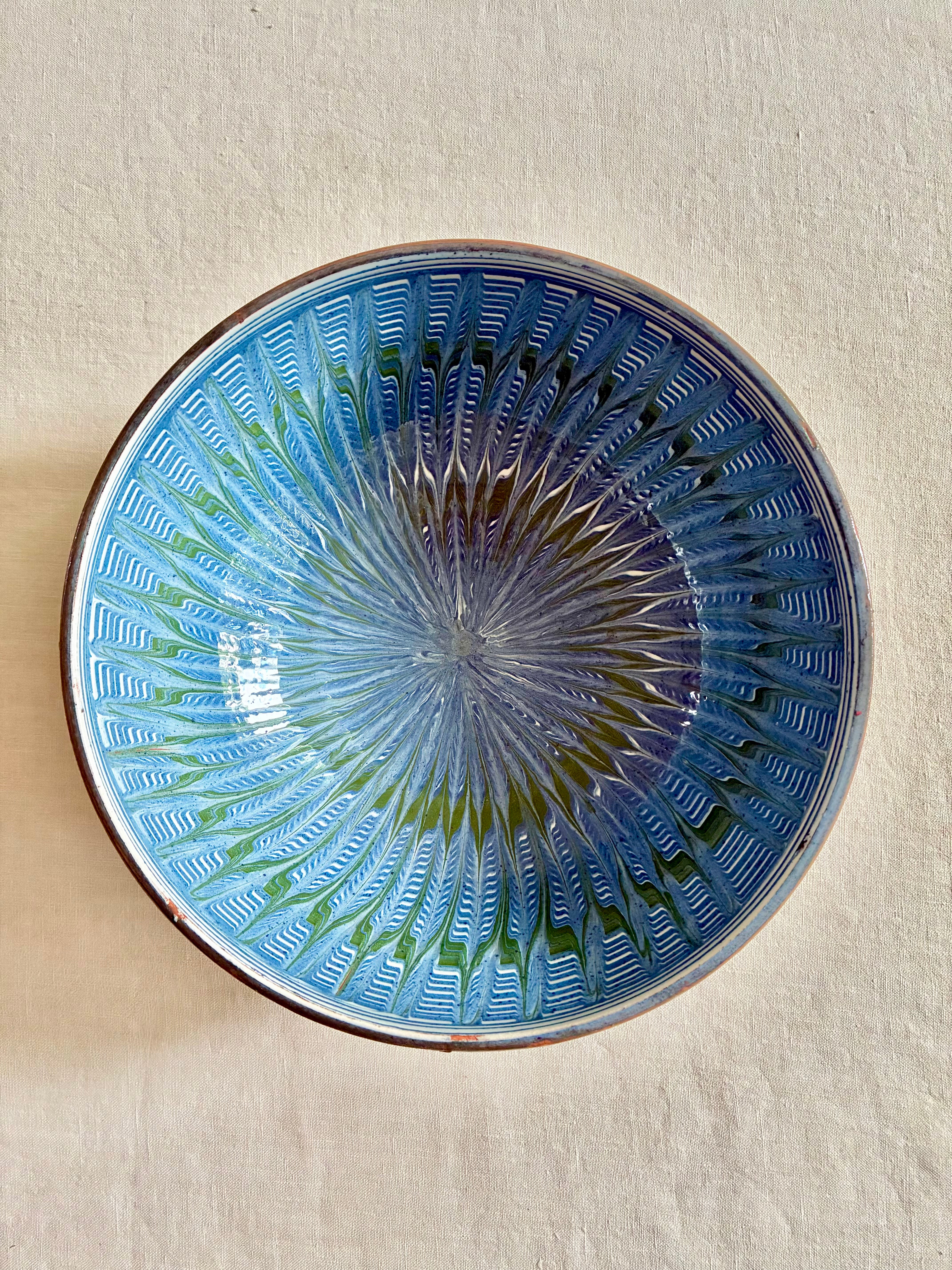 Peacock Pasta Bowl - 8"