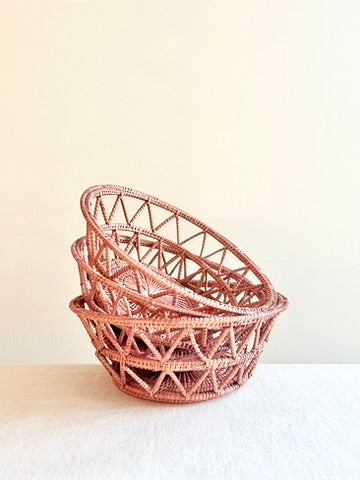 Le Tournesol Table Basket - 10" - Peachy