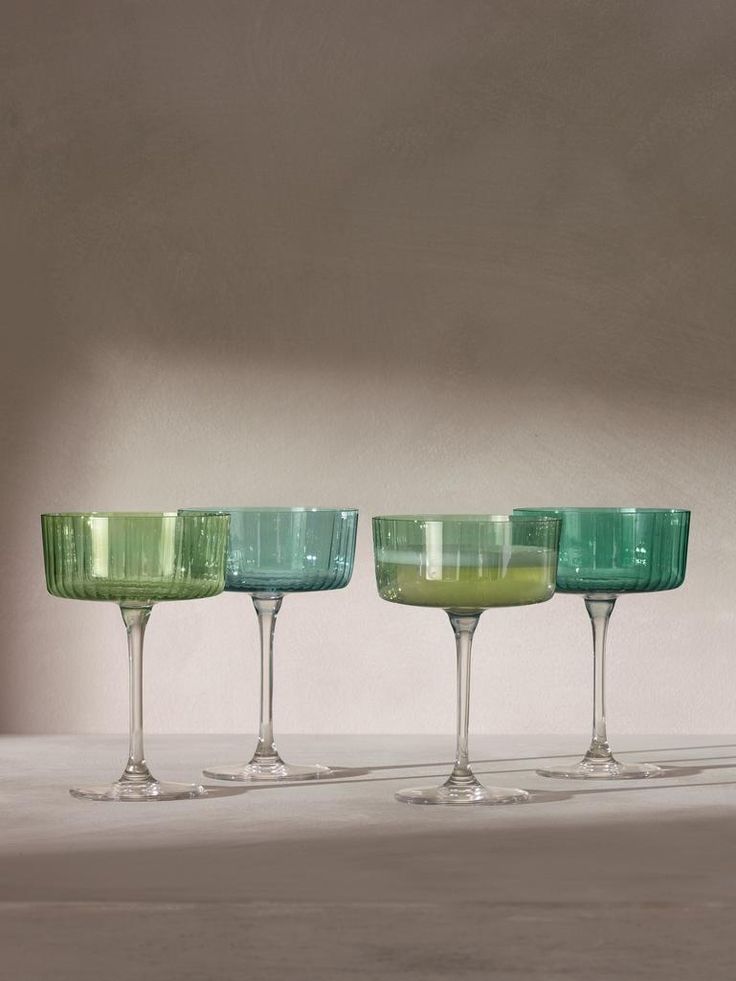 Gems Champagne Coupe - Jade S/4