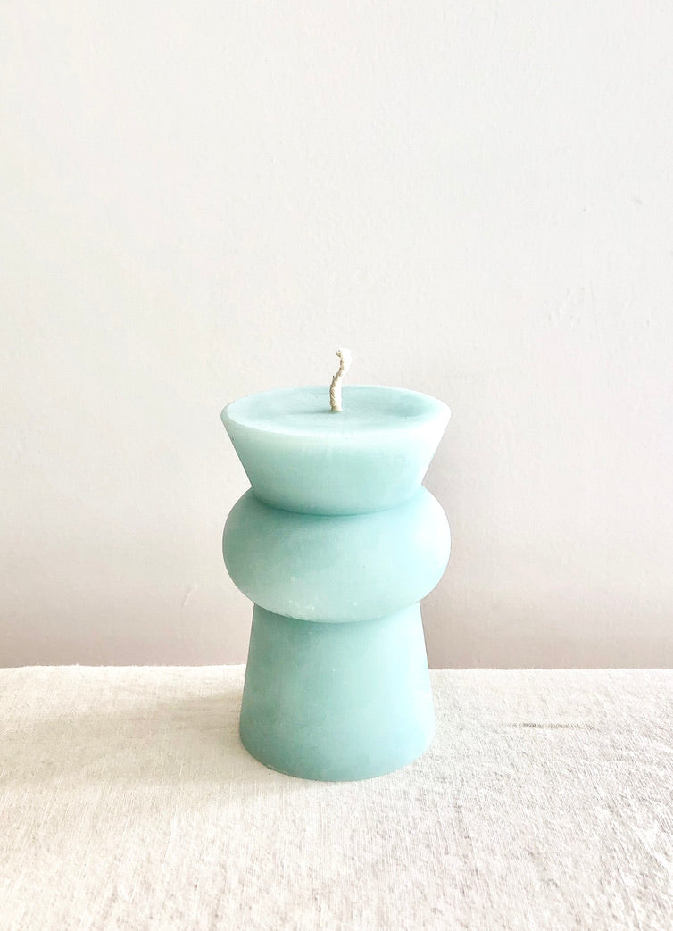 Totem Pillar Candle - Small Blue Sage