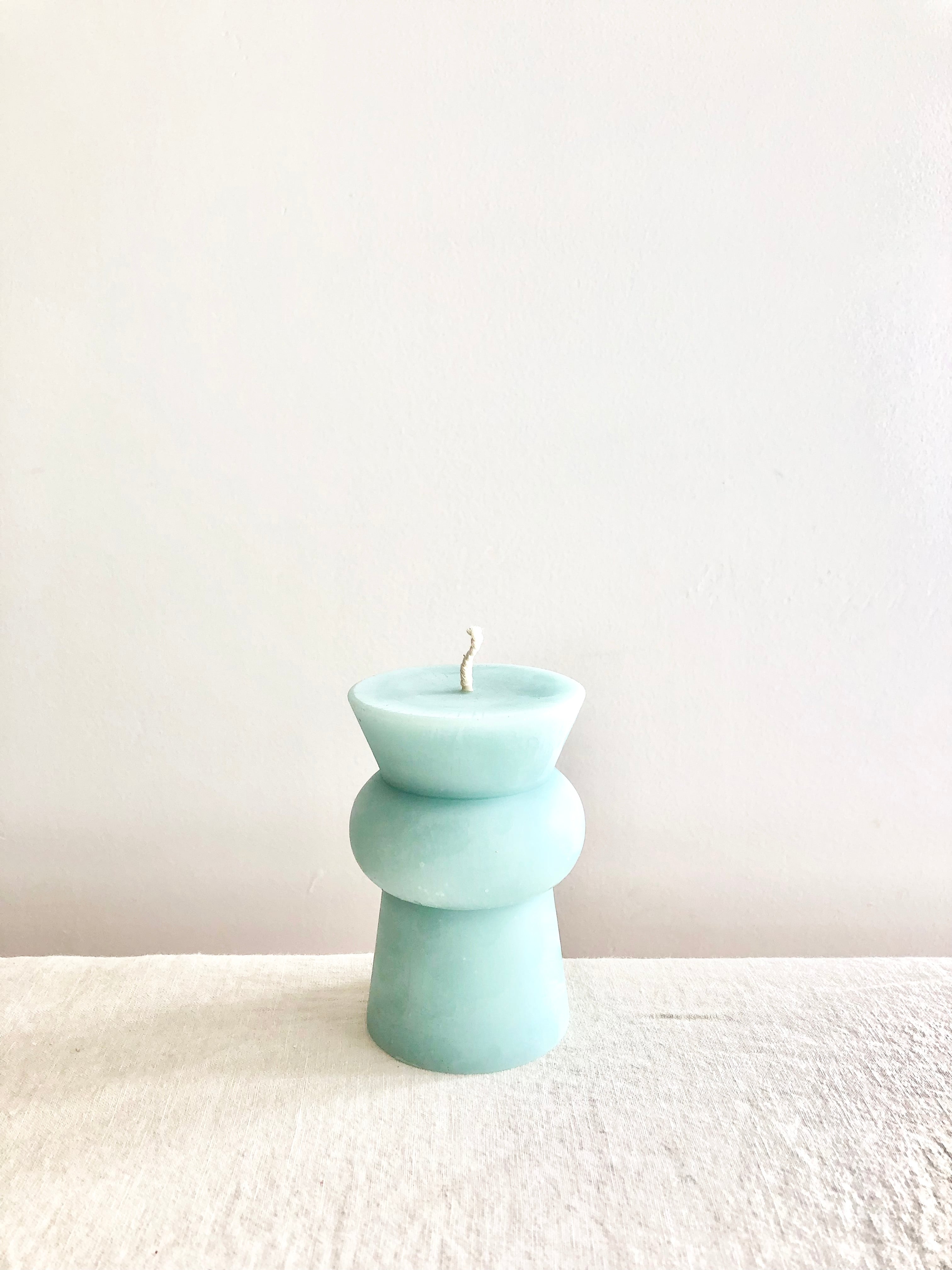Totem Pillar Candle - Small Blue Sage