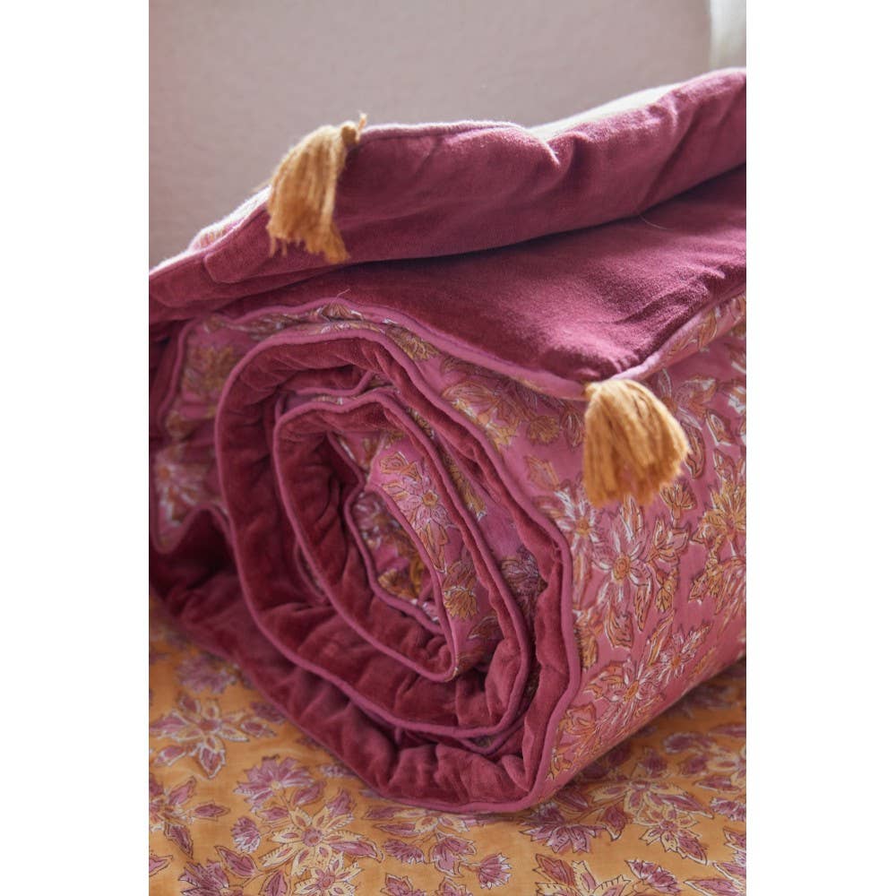 Luna Sofa Cushion - Berry