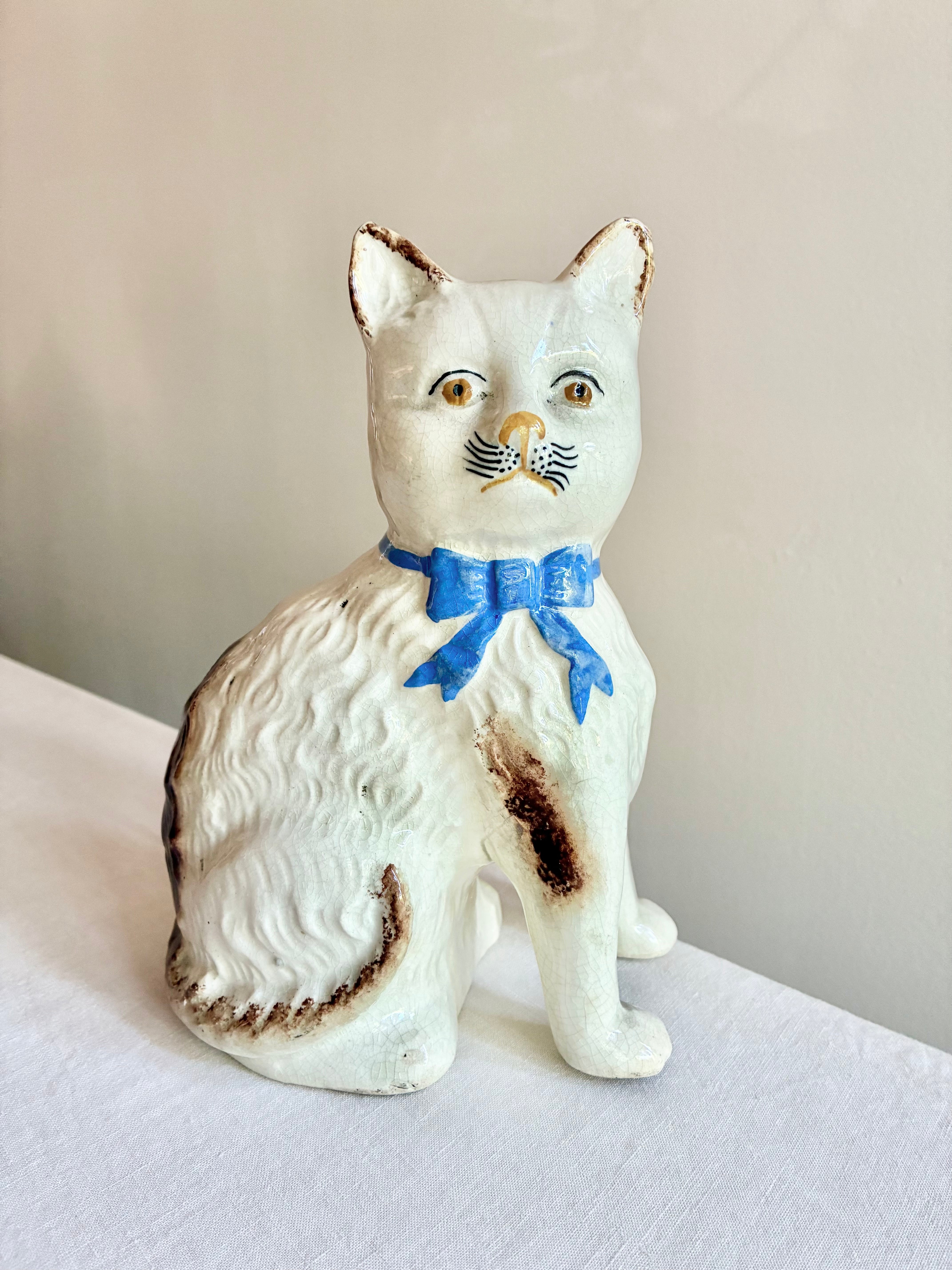 Historic Staffordshire Cats - Pair