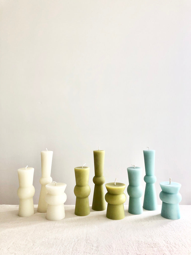 Totem Pillar Candle - Tall Cream