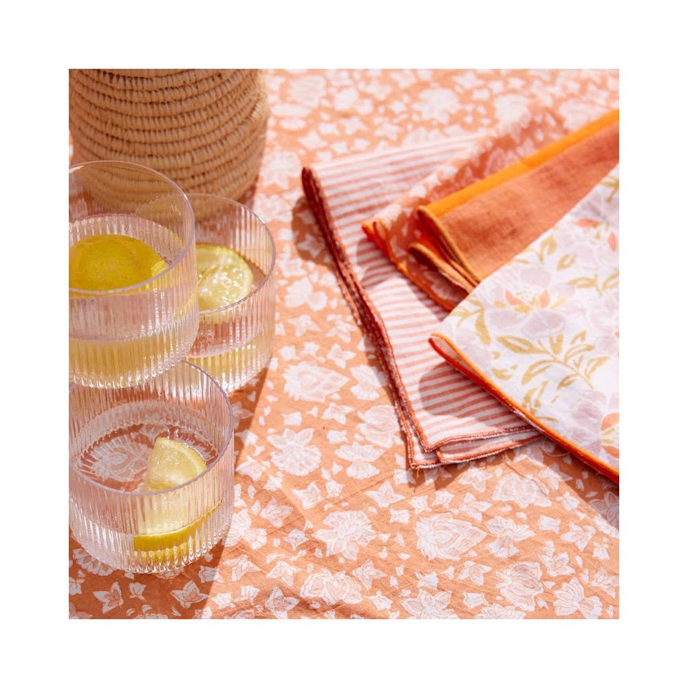 Chandra Napkins - Pumpkin Stripes - S/2