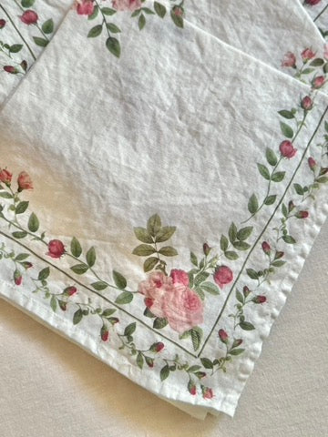 Rose Trellis Napkins - S/4