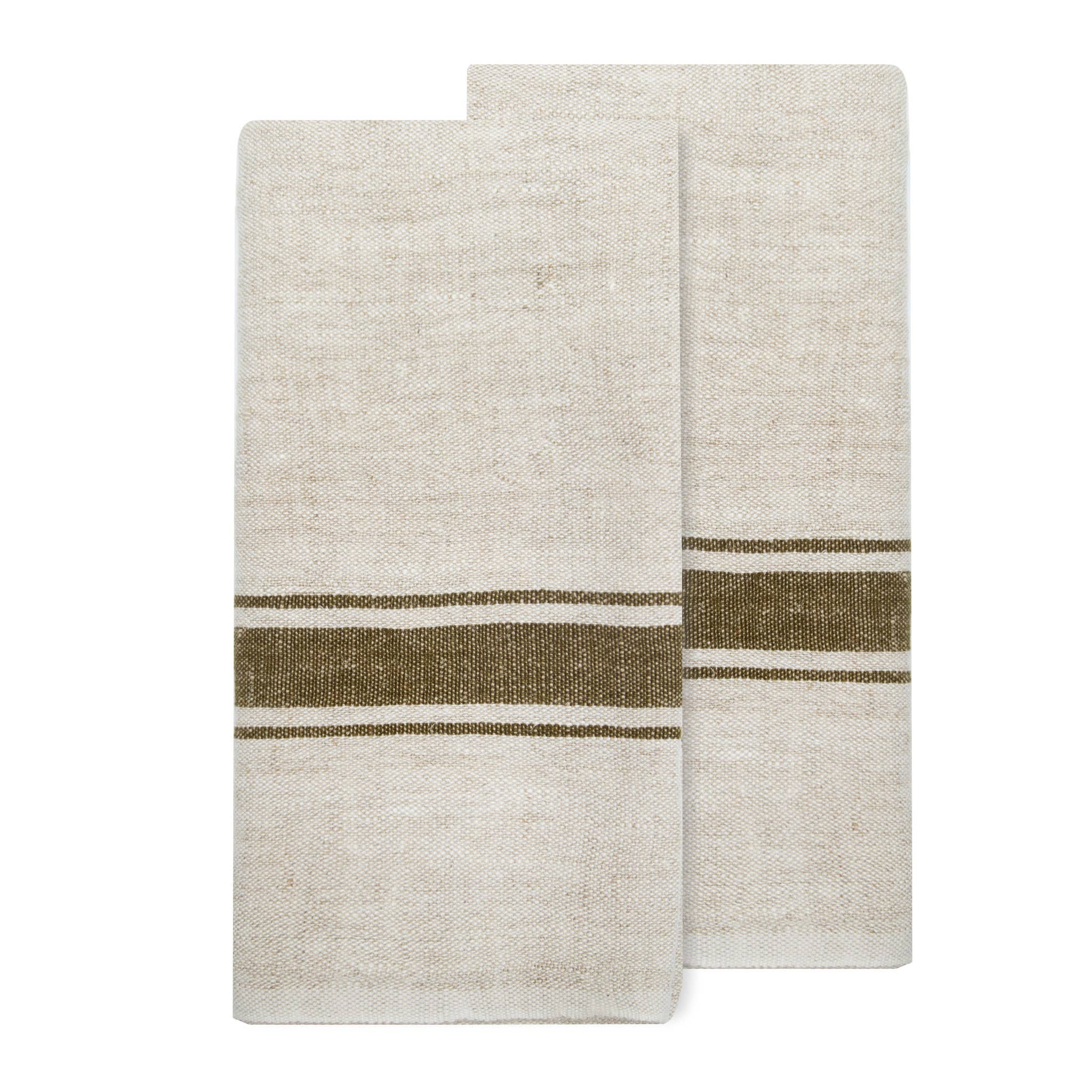 Marseille Kitchen Towel - Olive - S/2