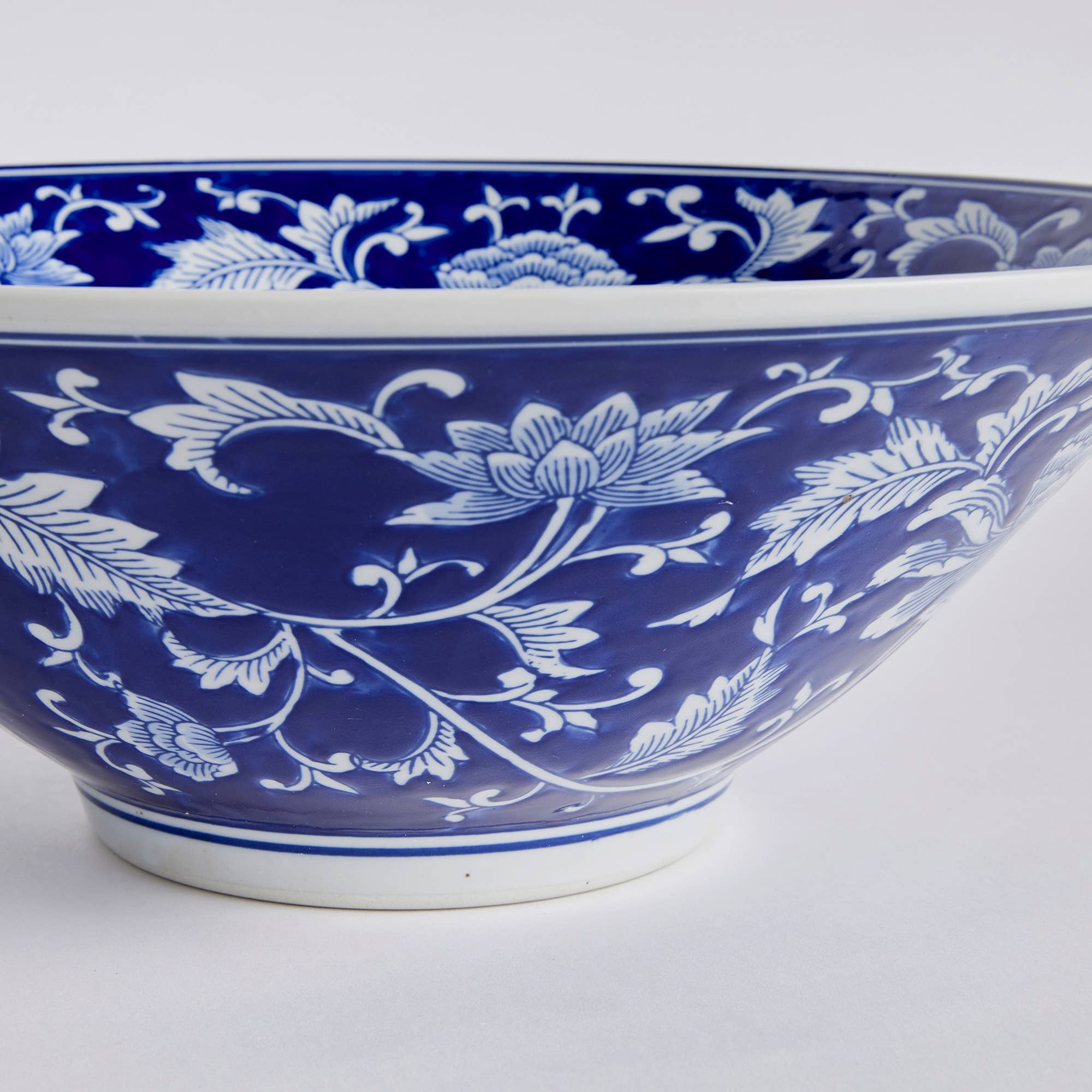Chinoiserie Lotus Bowl