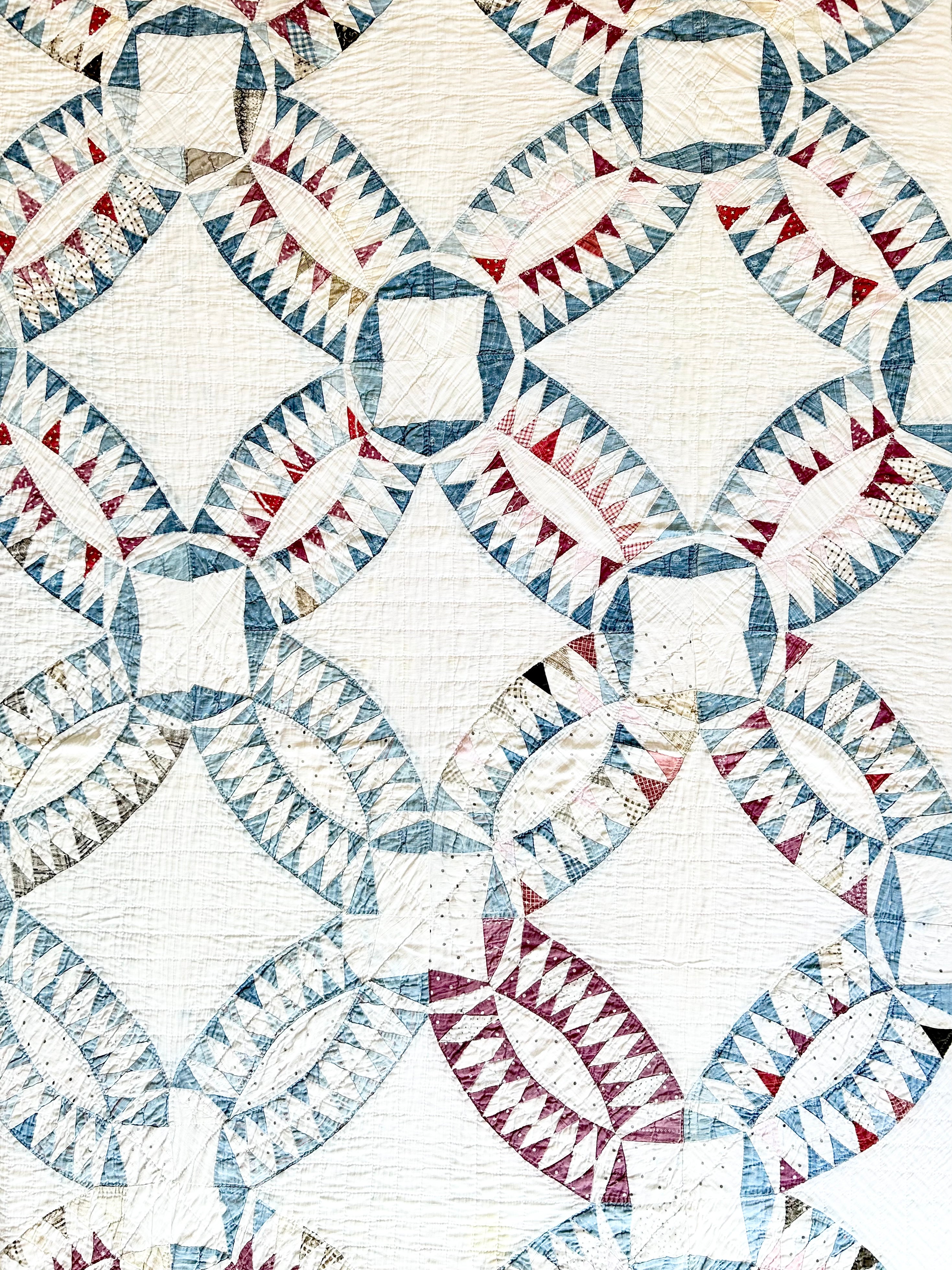 Historic 1890's Wedding Ring Quilt