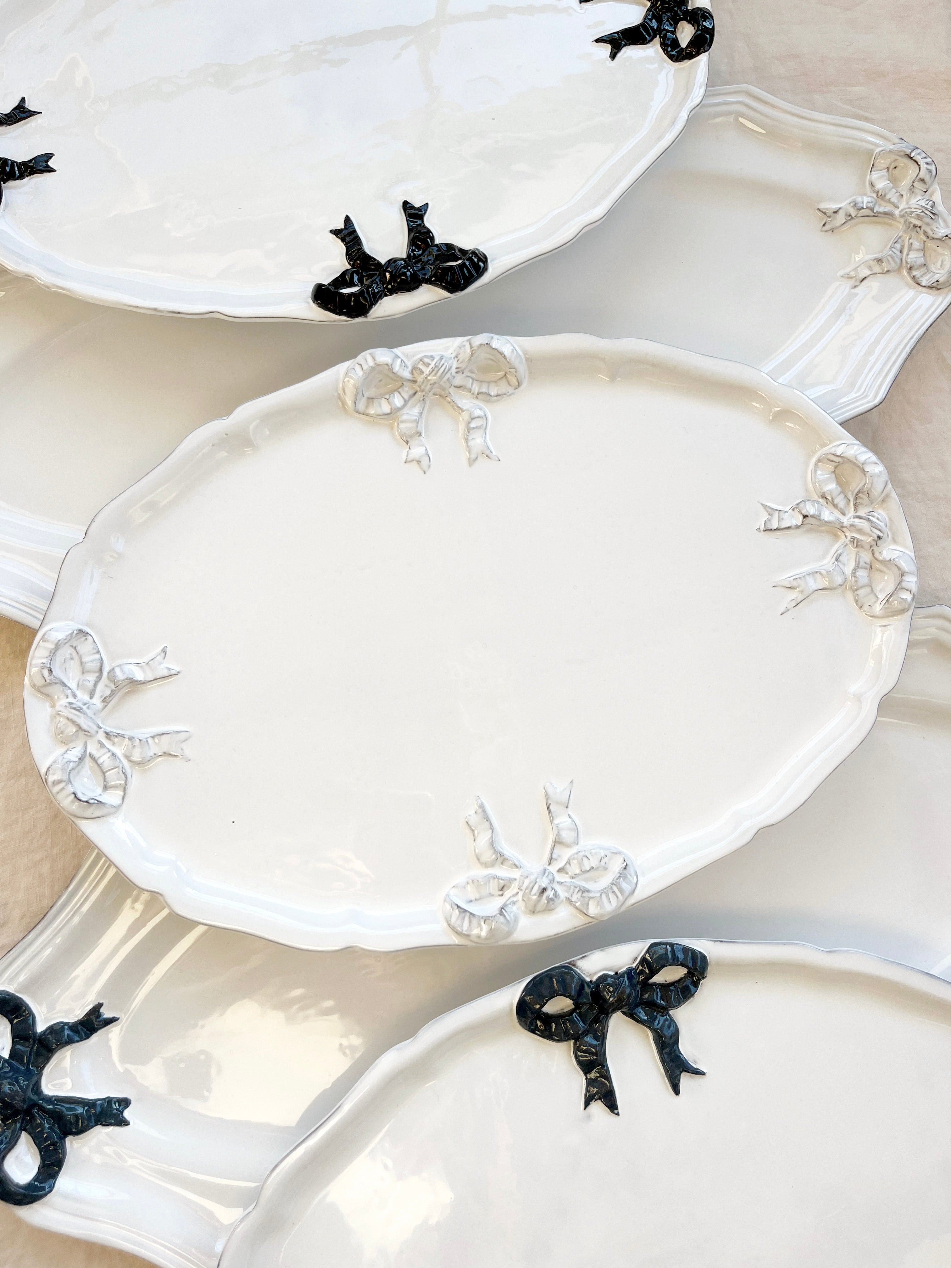 Colette Edition Oval Platter - White