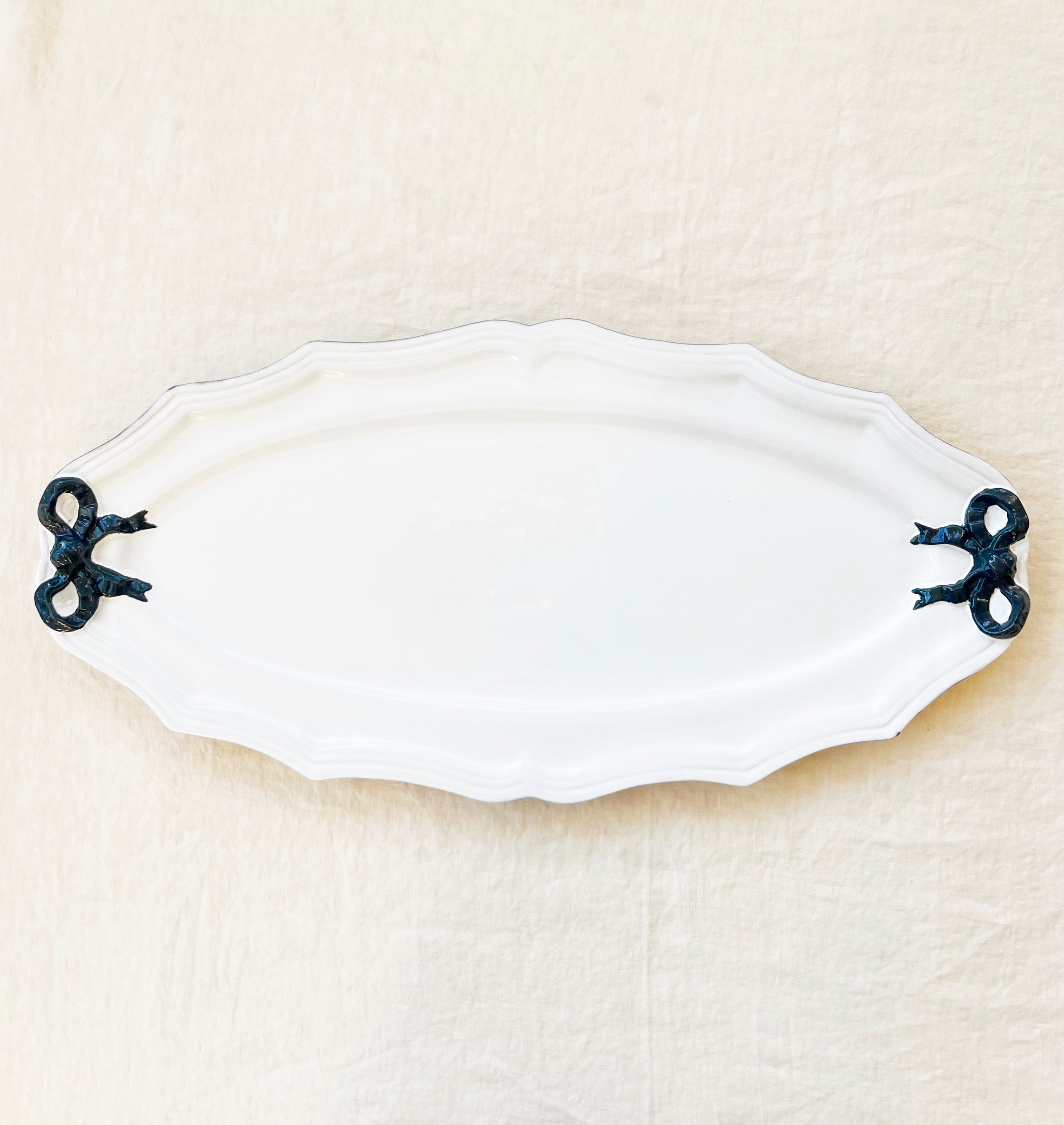 Colette Edition Fish Platter - Marin Blue Bow