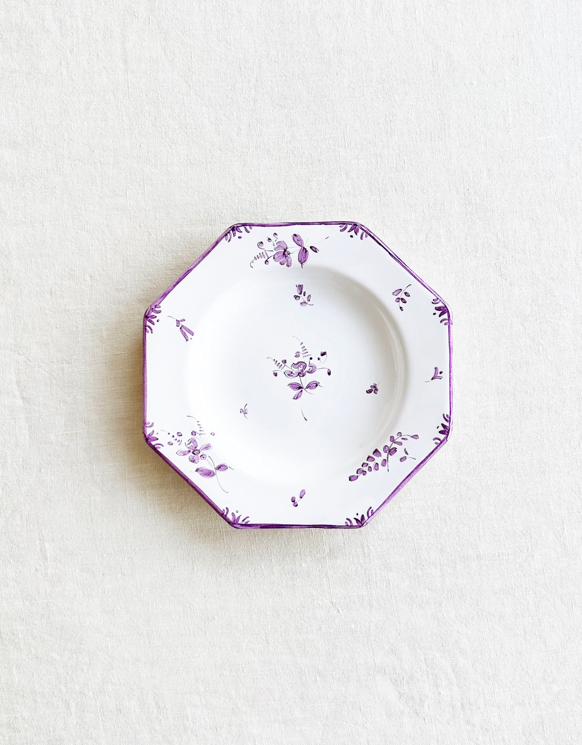 Sainte Marie Bread Plate ~ Alouette ~ Lilac - S/4
