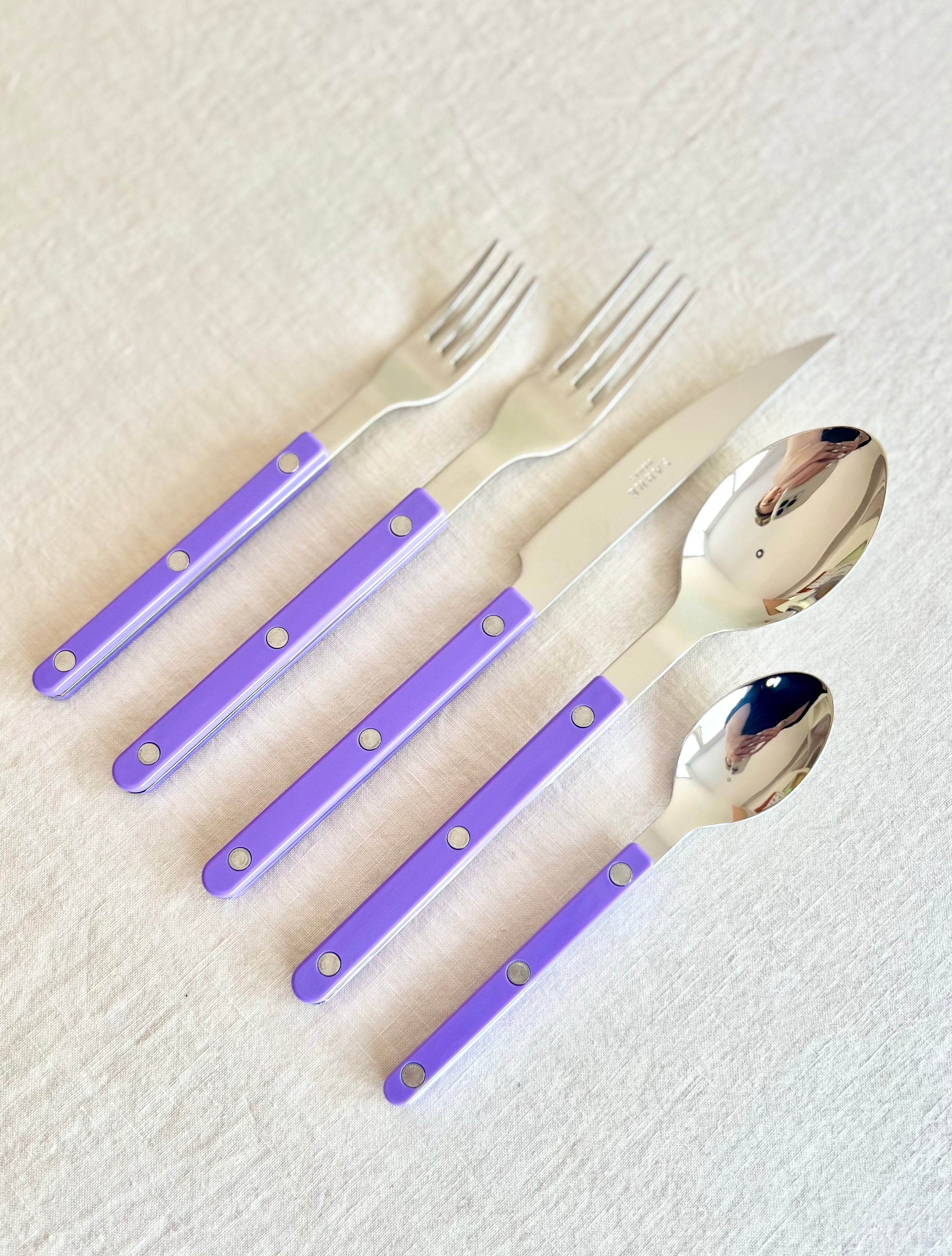Bistro Purple Flatware - 5 piece set