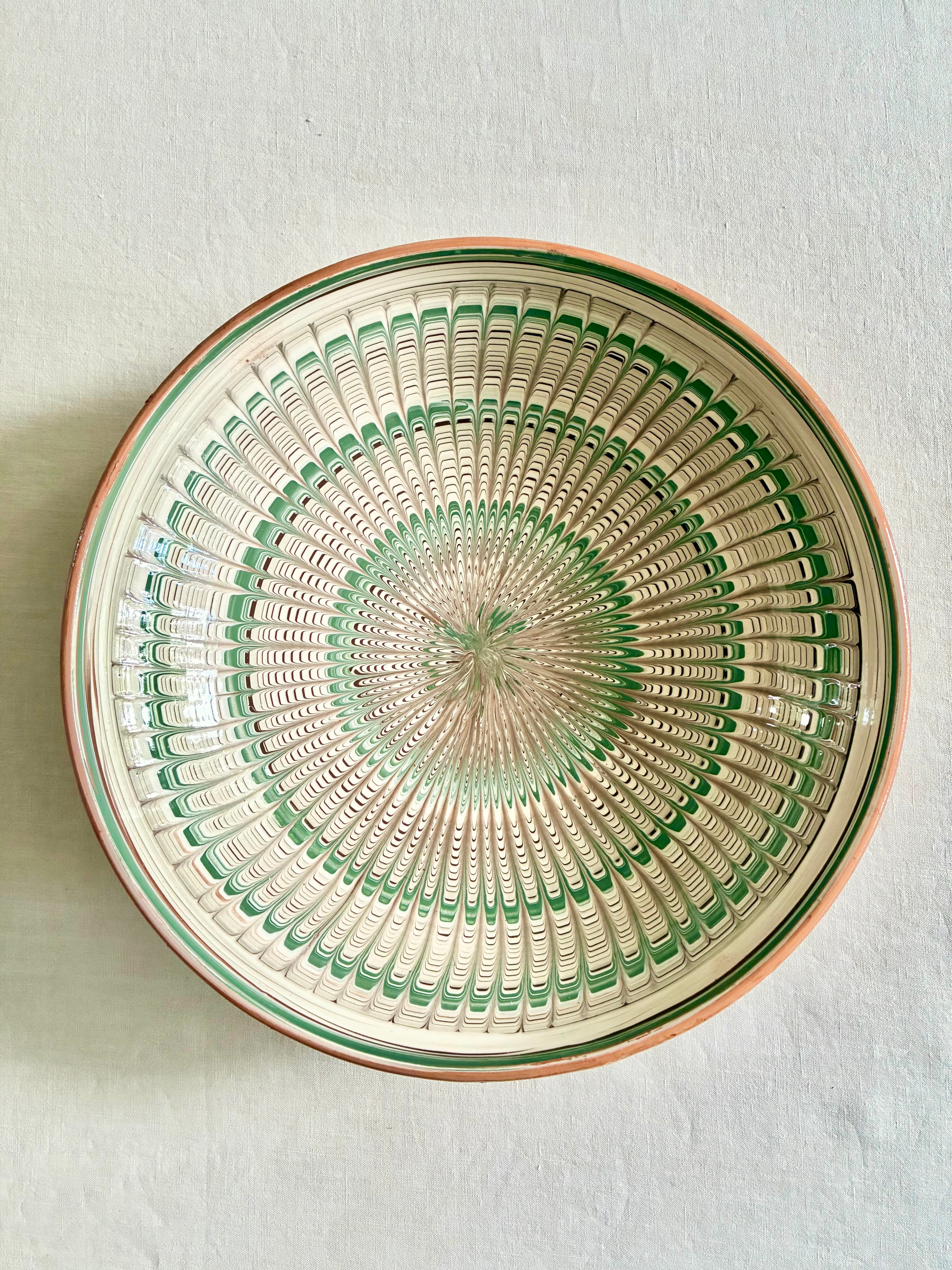 Peacock Sage Serving Bowl - 12"