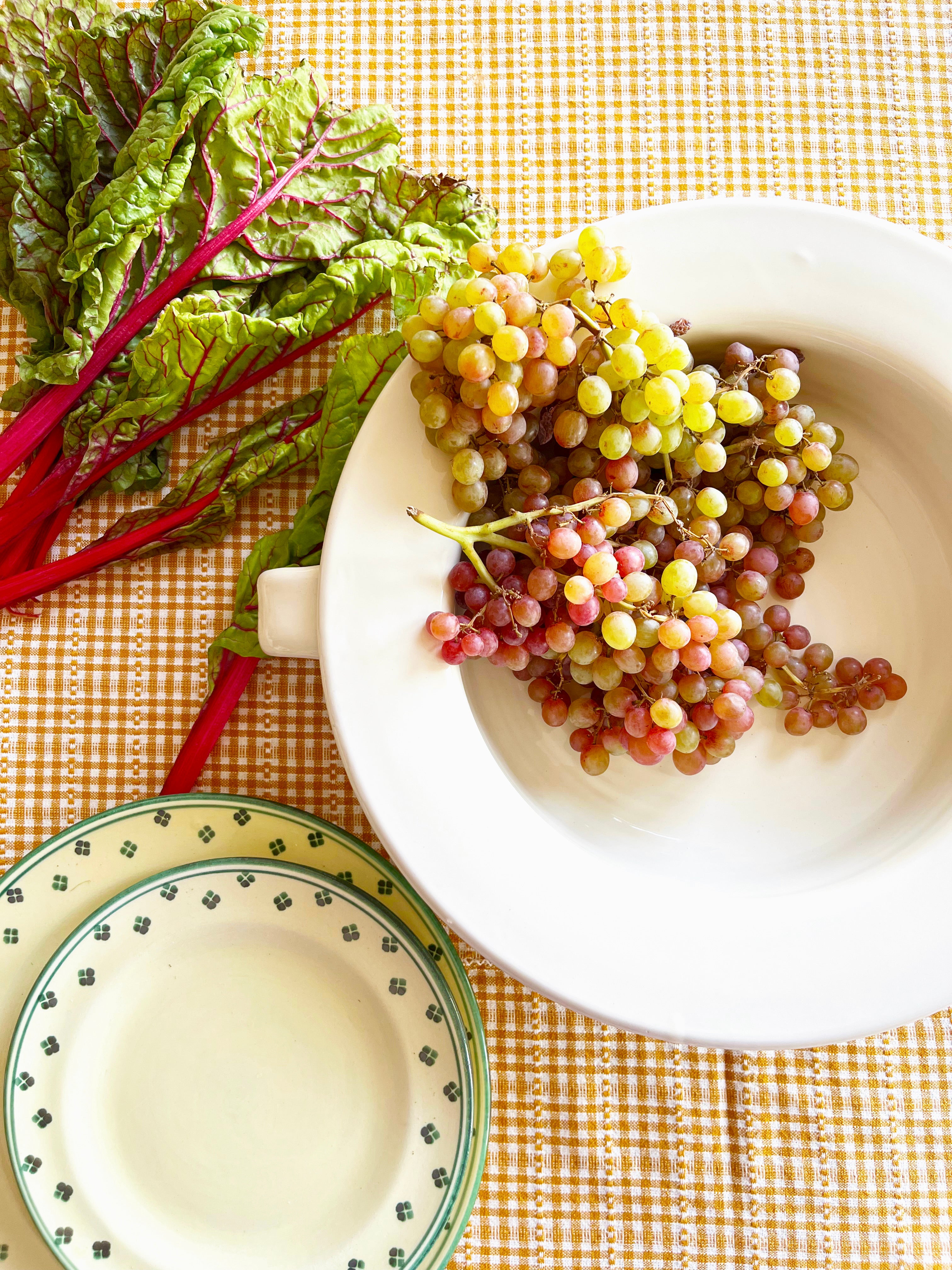 Pompeii Handled Fruit Bowl - Cream