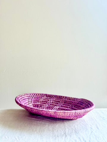 Tissé Oval Basket - 7" - S/4 - Camellia