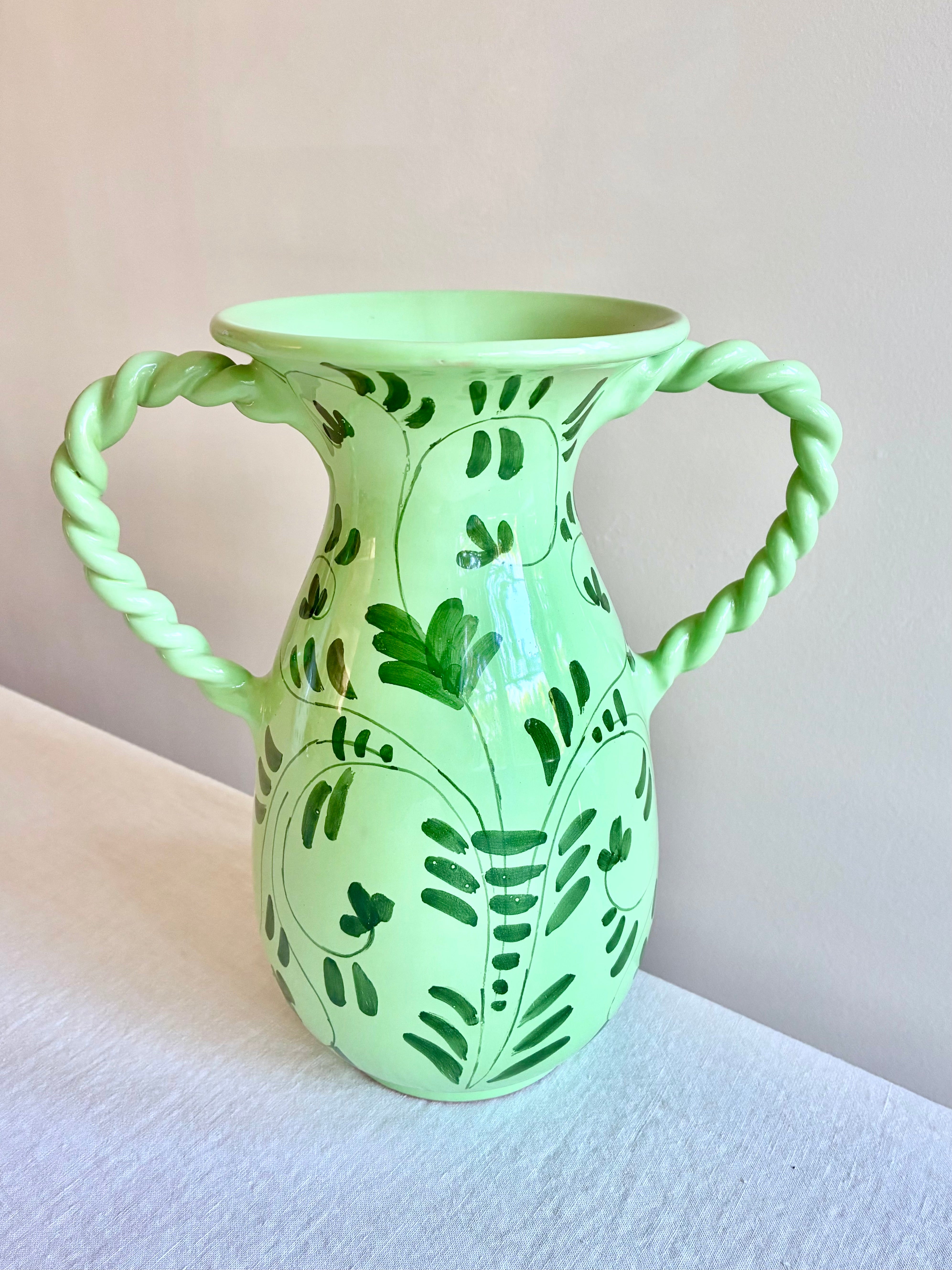 Fresco Mia Vase - Spring Green & Emerald