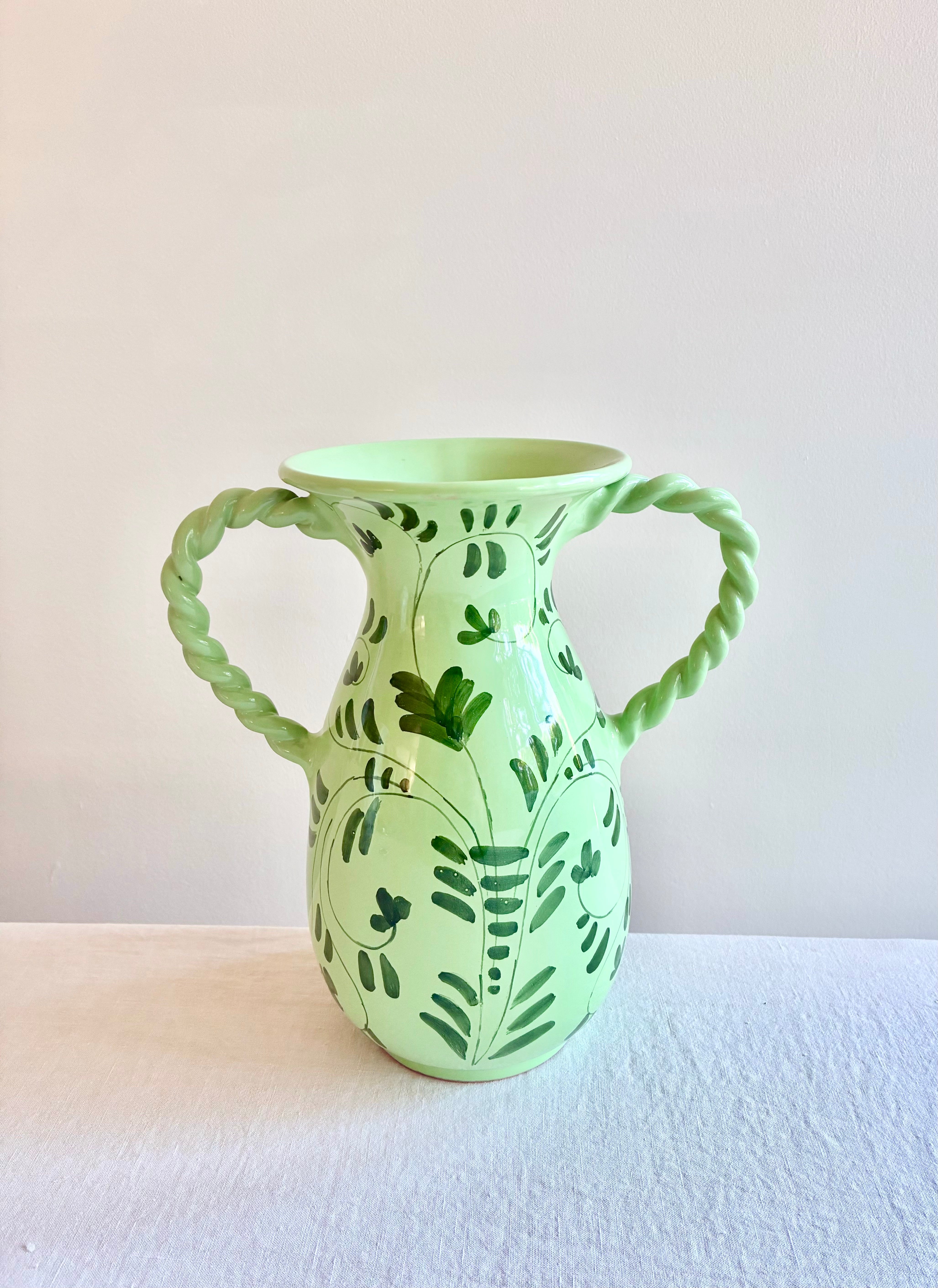 Fresco Mia Vase - Spring Green & Emerald