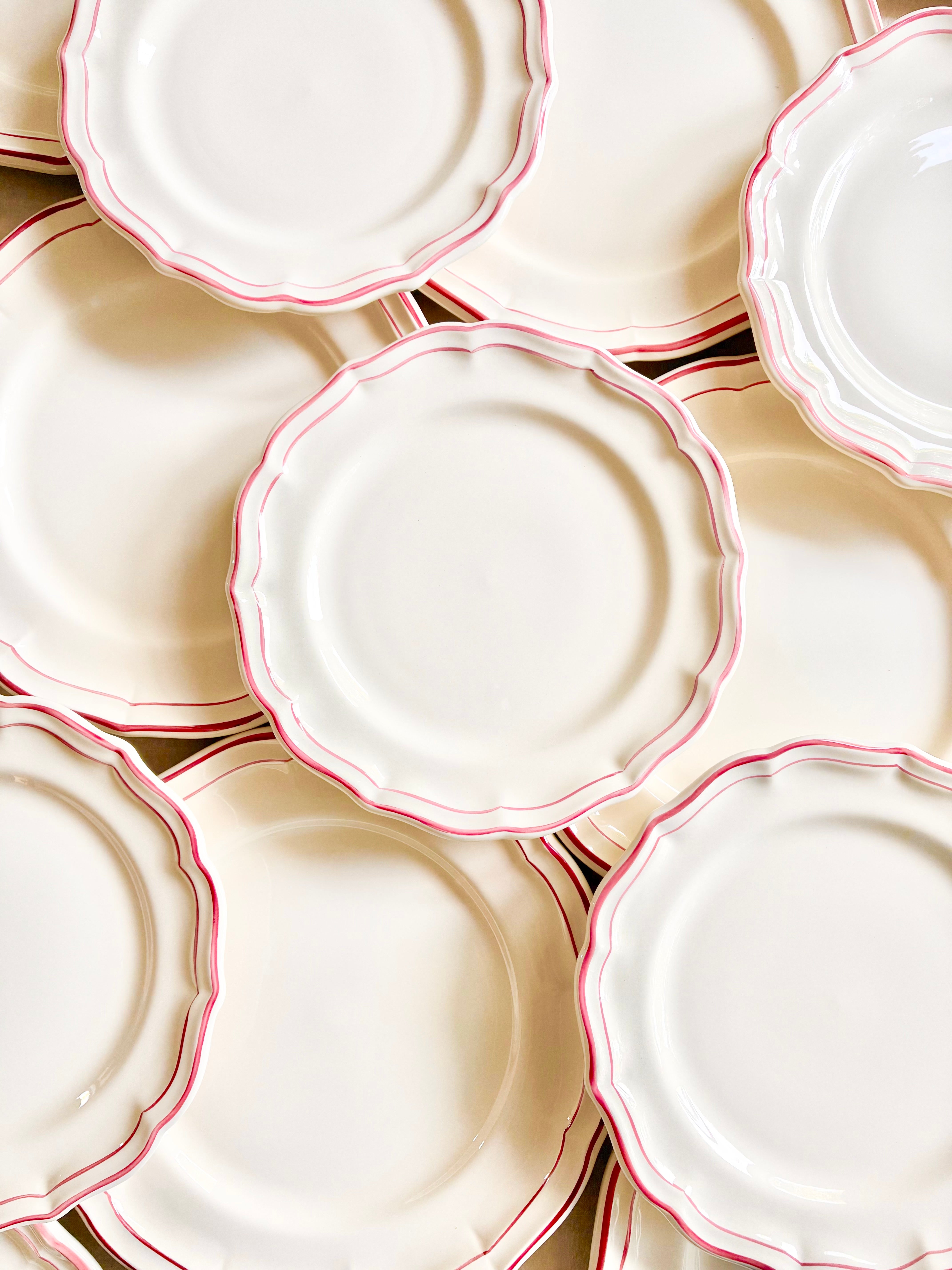 PRE-ORDER - Gien Fliet Dinnerware - Peony