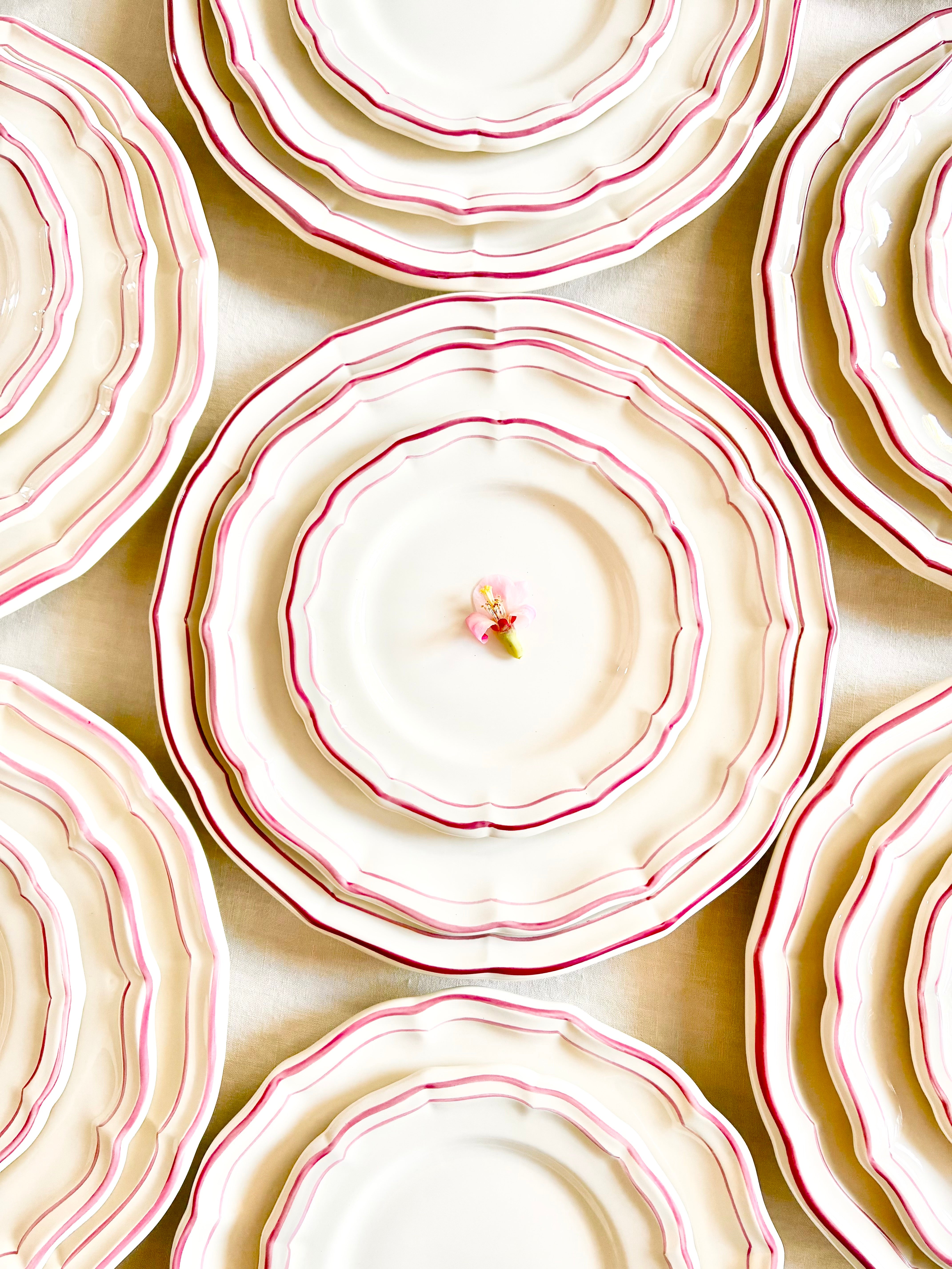 PRE-ORDER - Gien Fliet Dinnerware - Peony