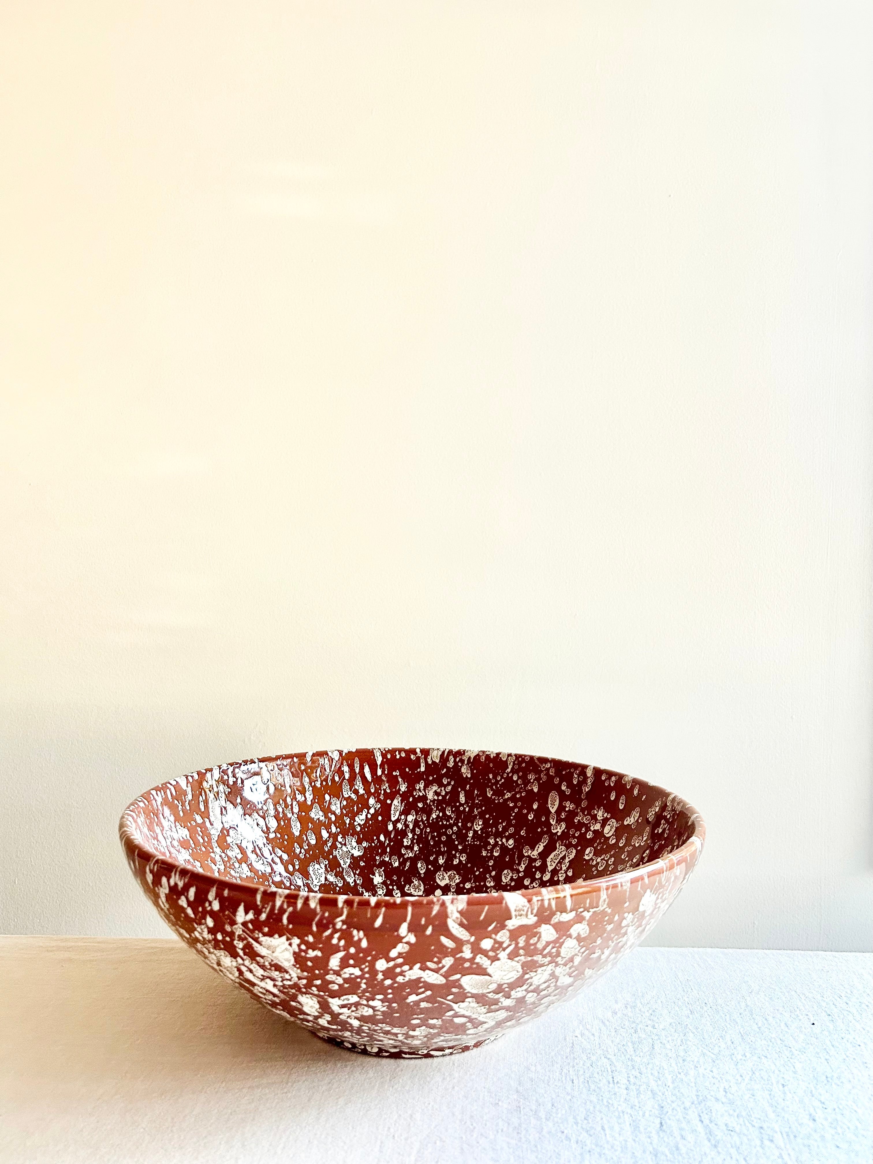 Pompeii Serving Bowl - Chestnut 13"