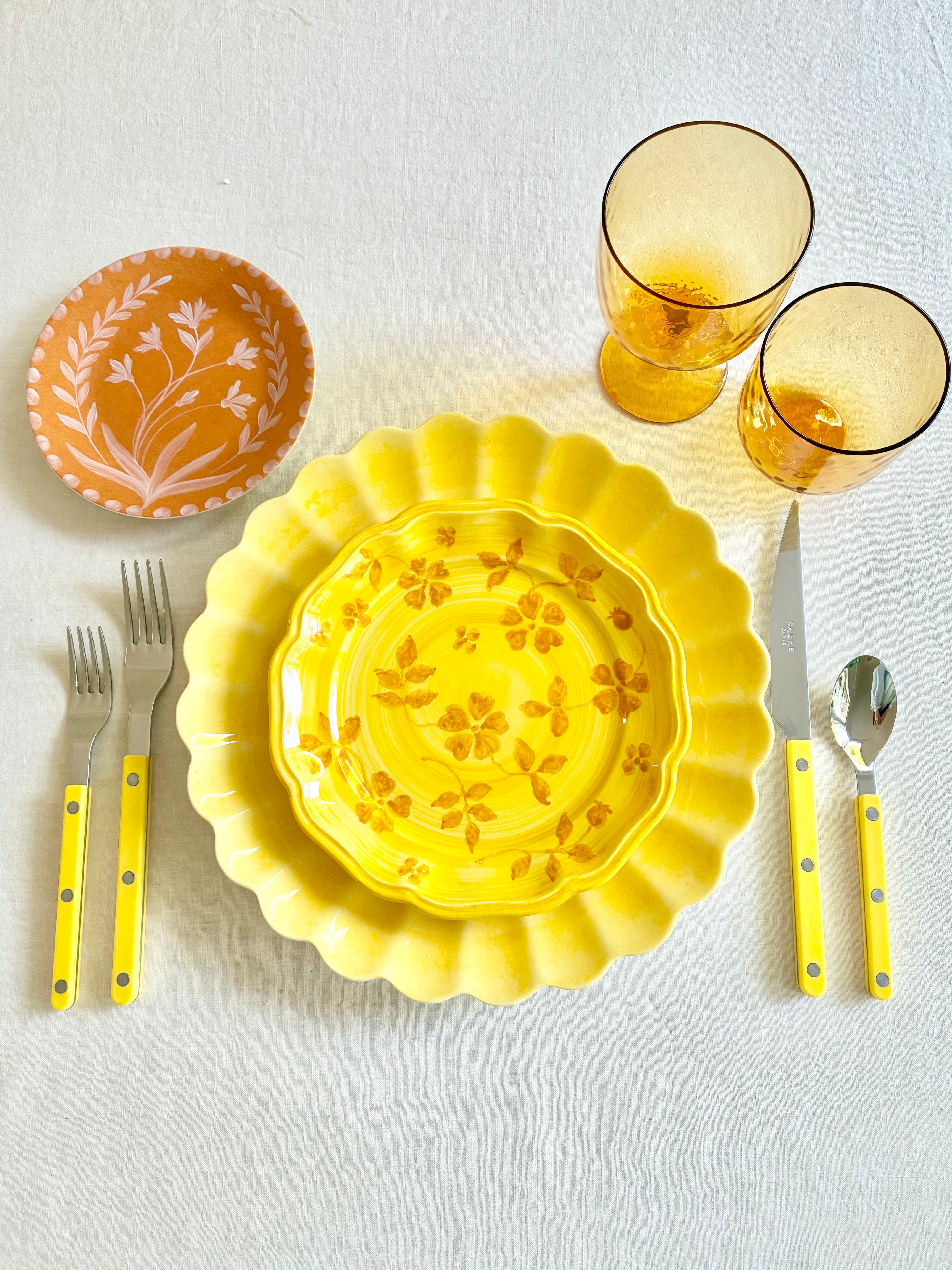Bistro Yellow Flatware - 5 piece set