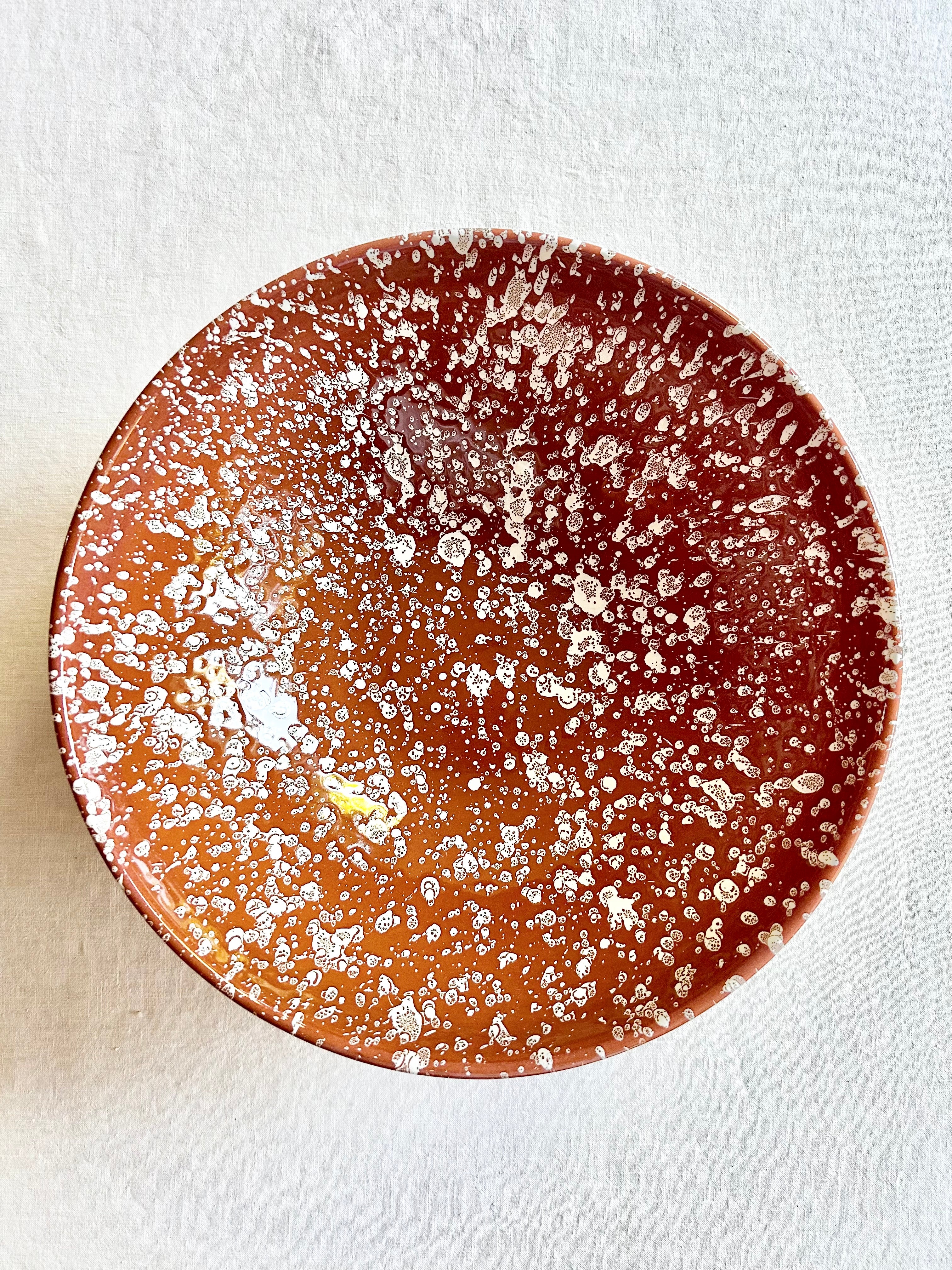 Pompeii Serving Bowl - Chestnut 13"