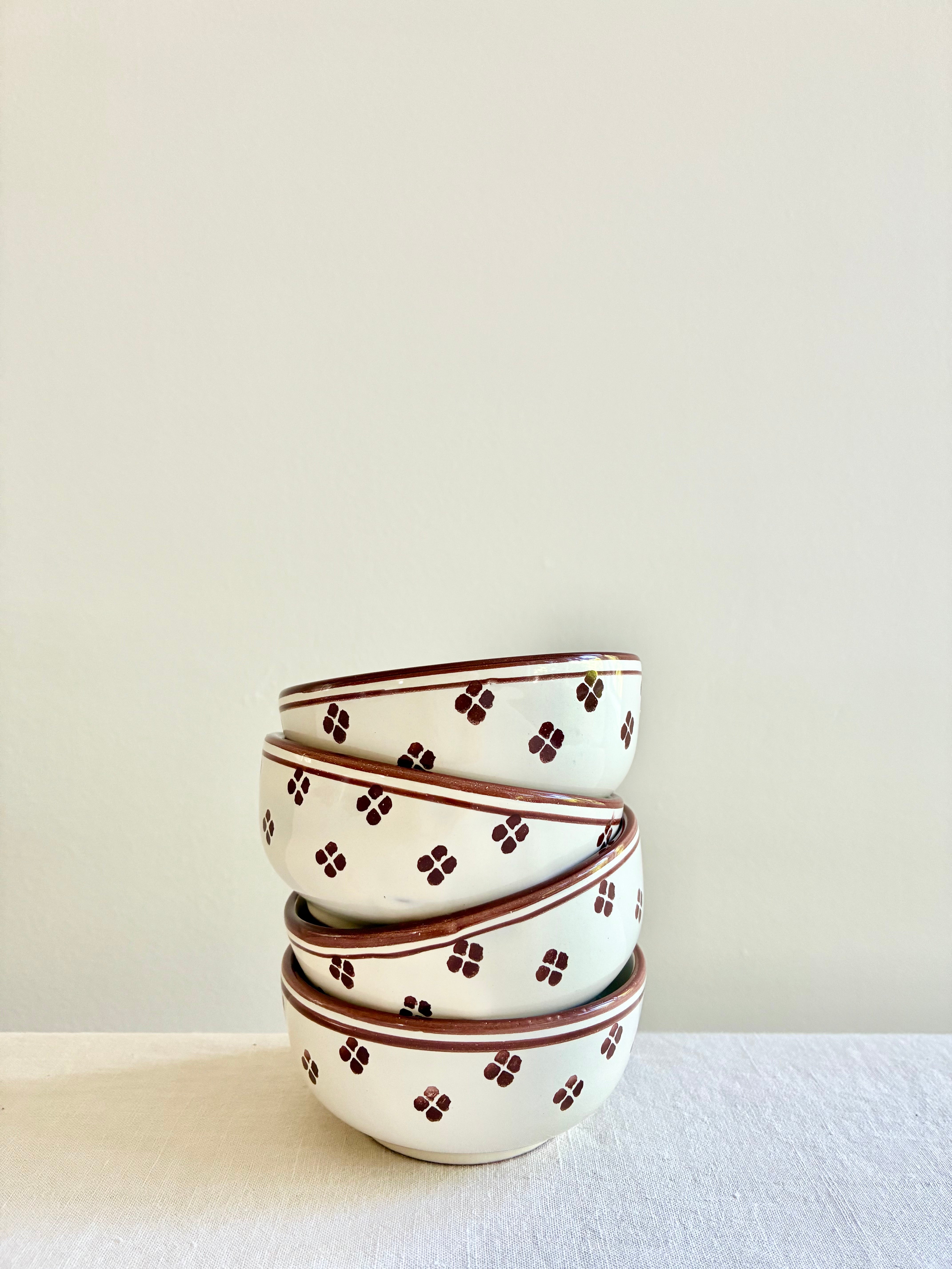 Rigo E Stella Snack Bowls- Crema - S/4
