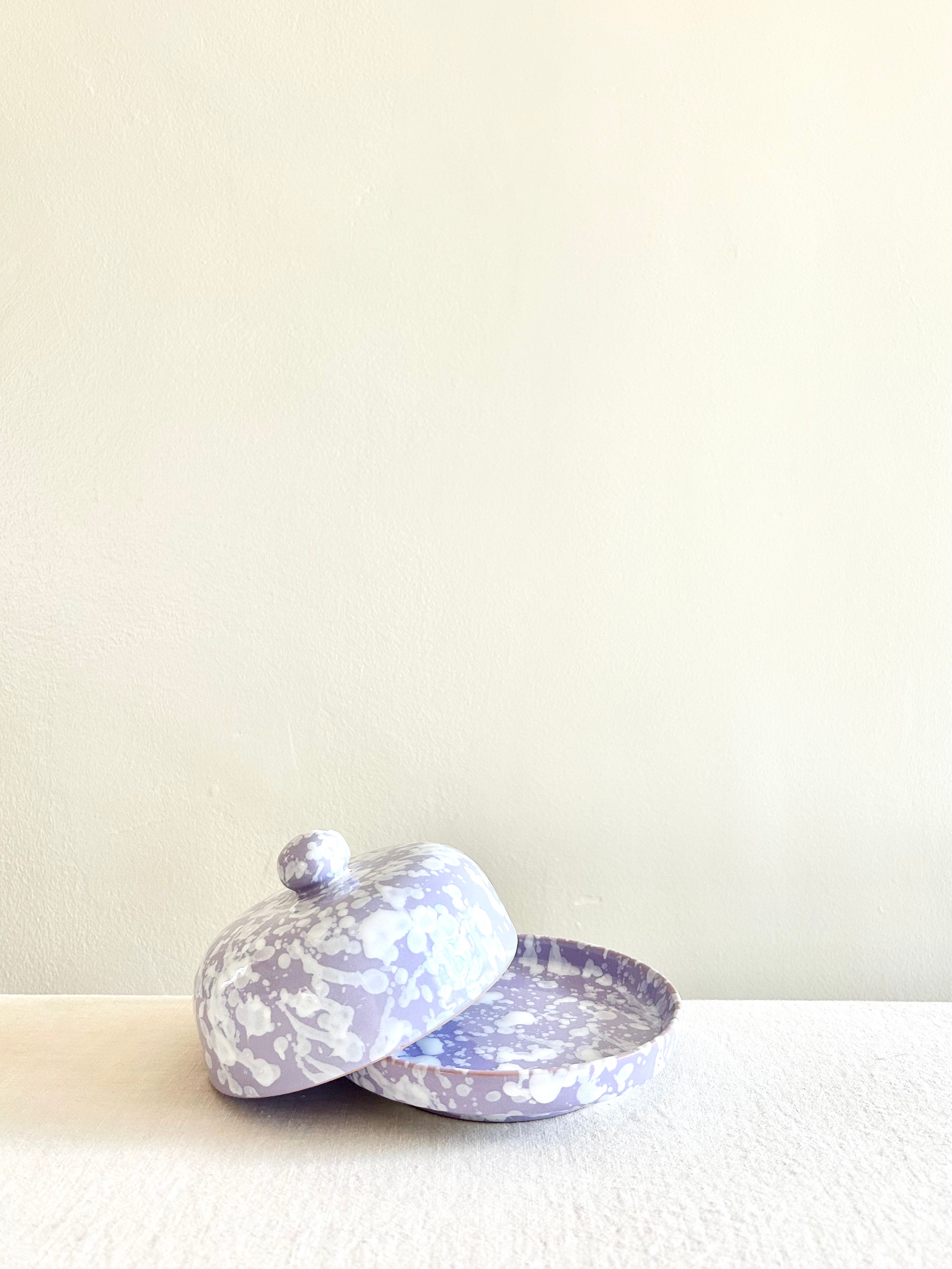 Pompeii Covered Butter Dish - Lavande