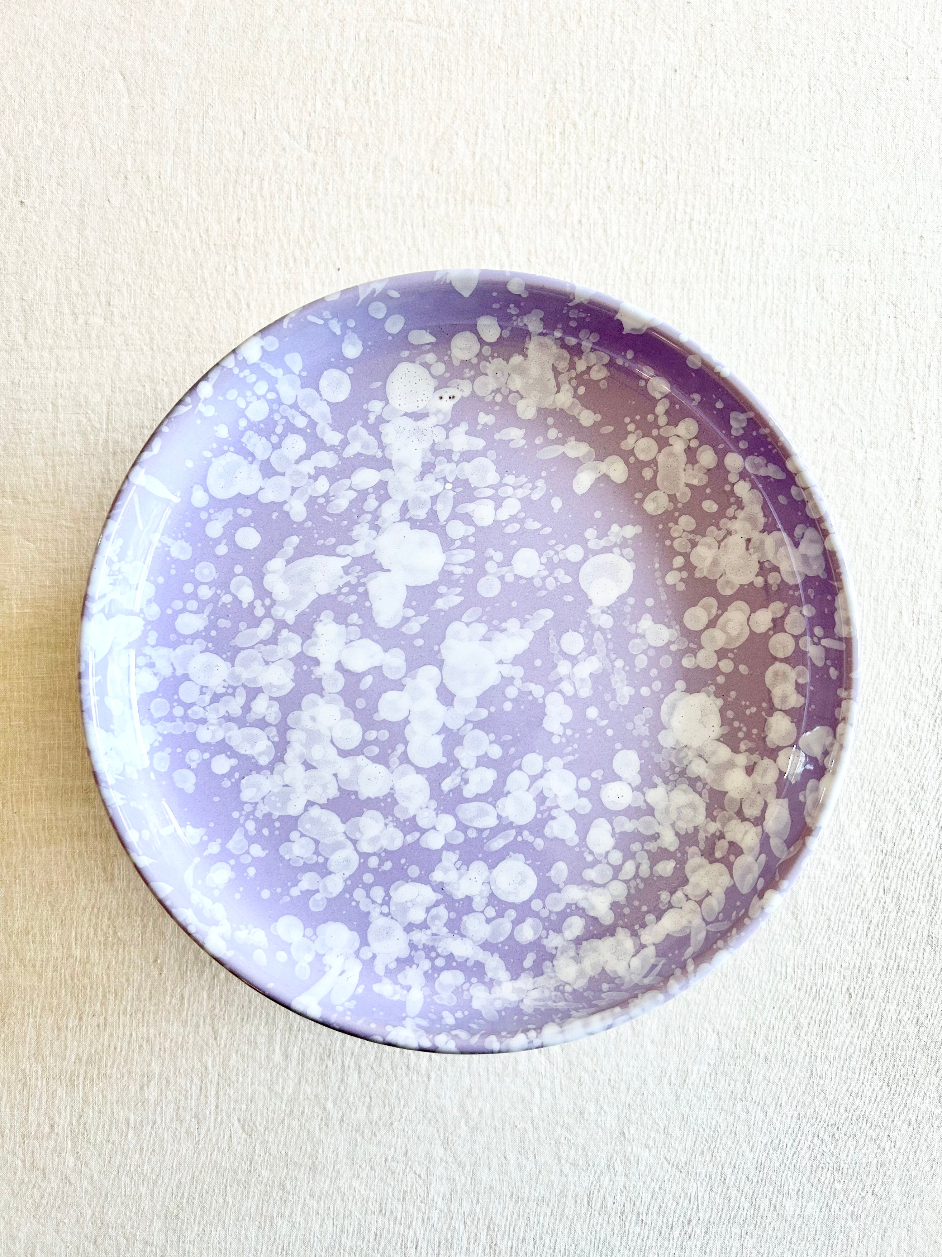 Pompeii Footed Cake Plate - Lavande - 10"