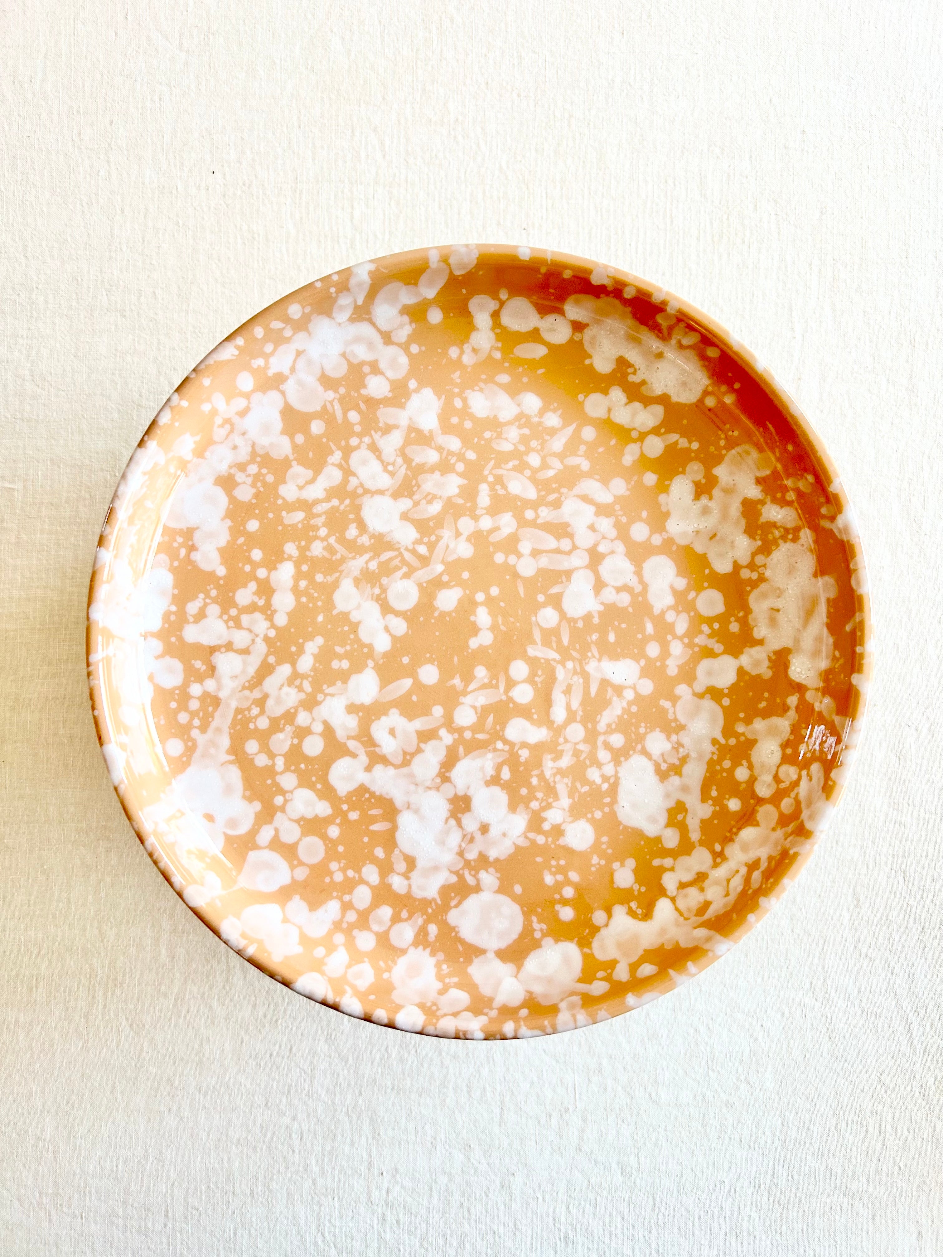 Pompeii Footed Cake Plate - Sienna - 10"