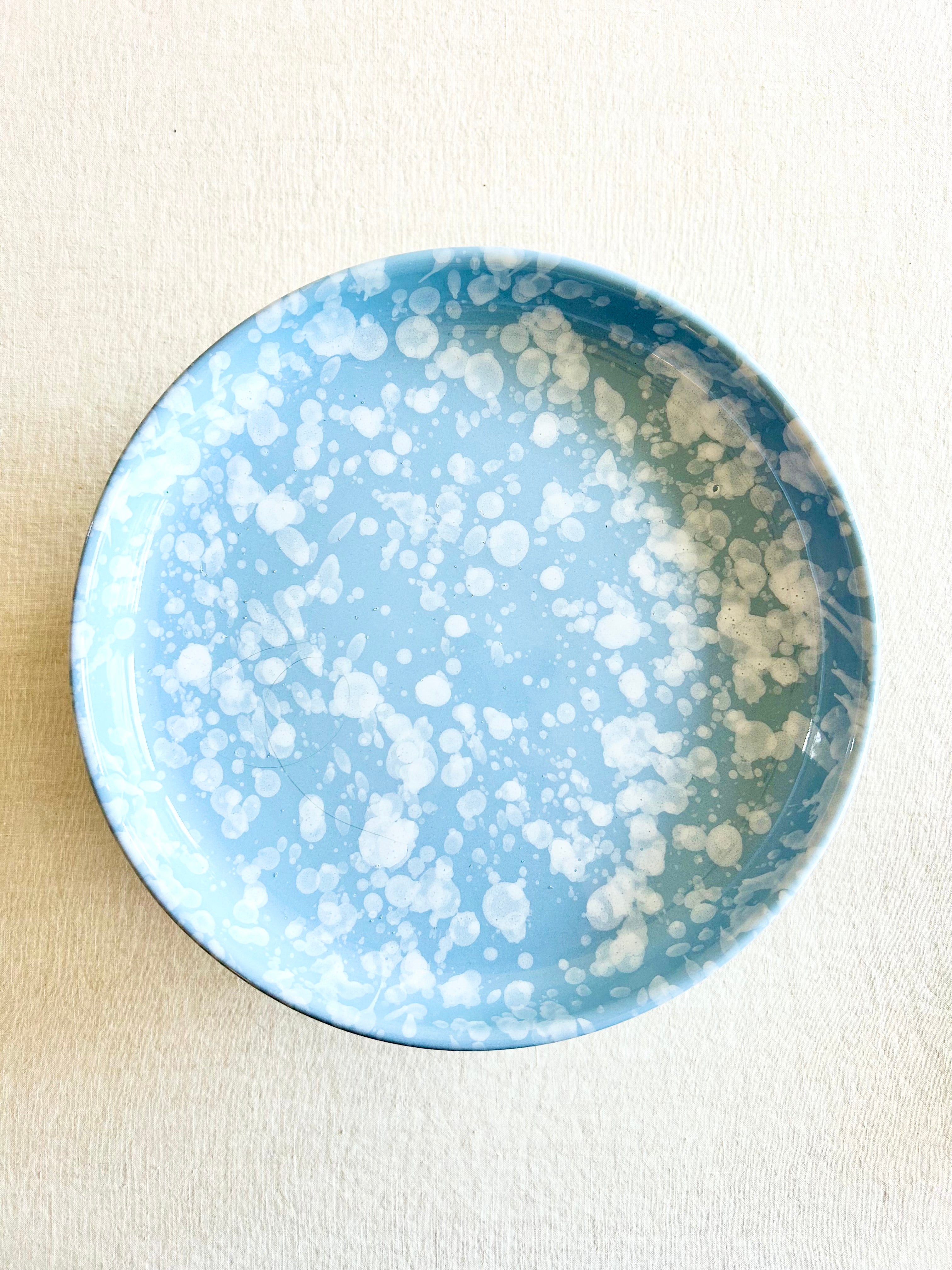 Pompeii Footed Cake Plate - Sky - 10"