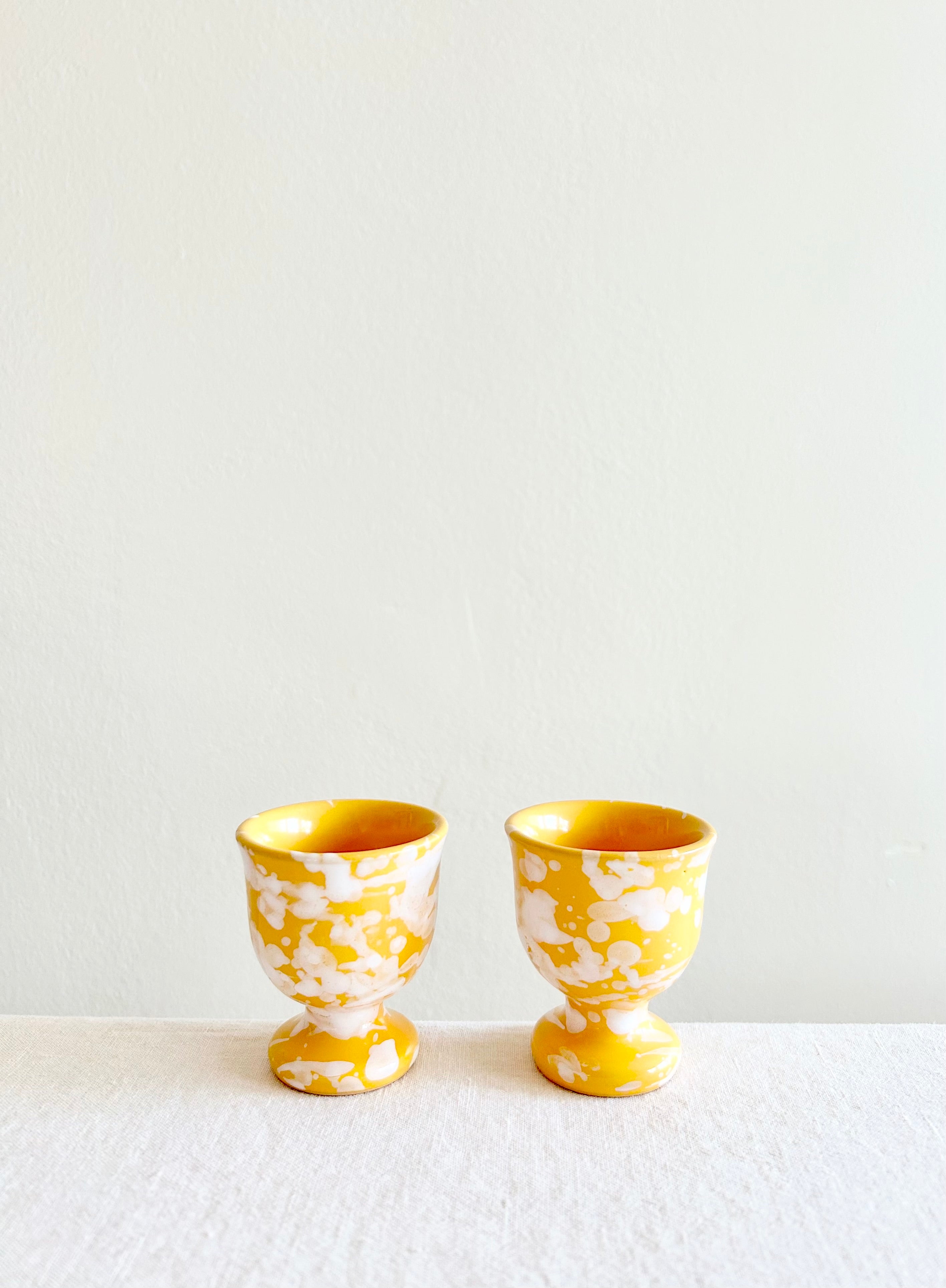 Pompeii Egg Cups S/2 - Yolk
