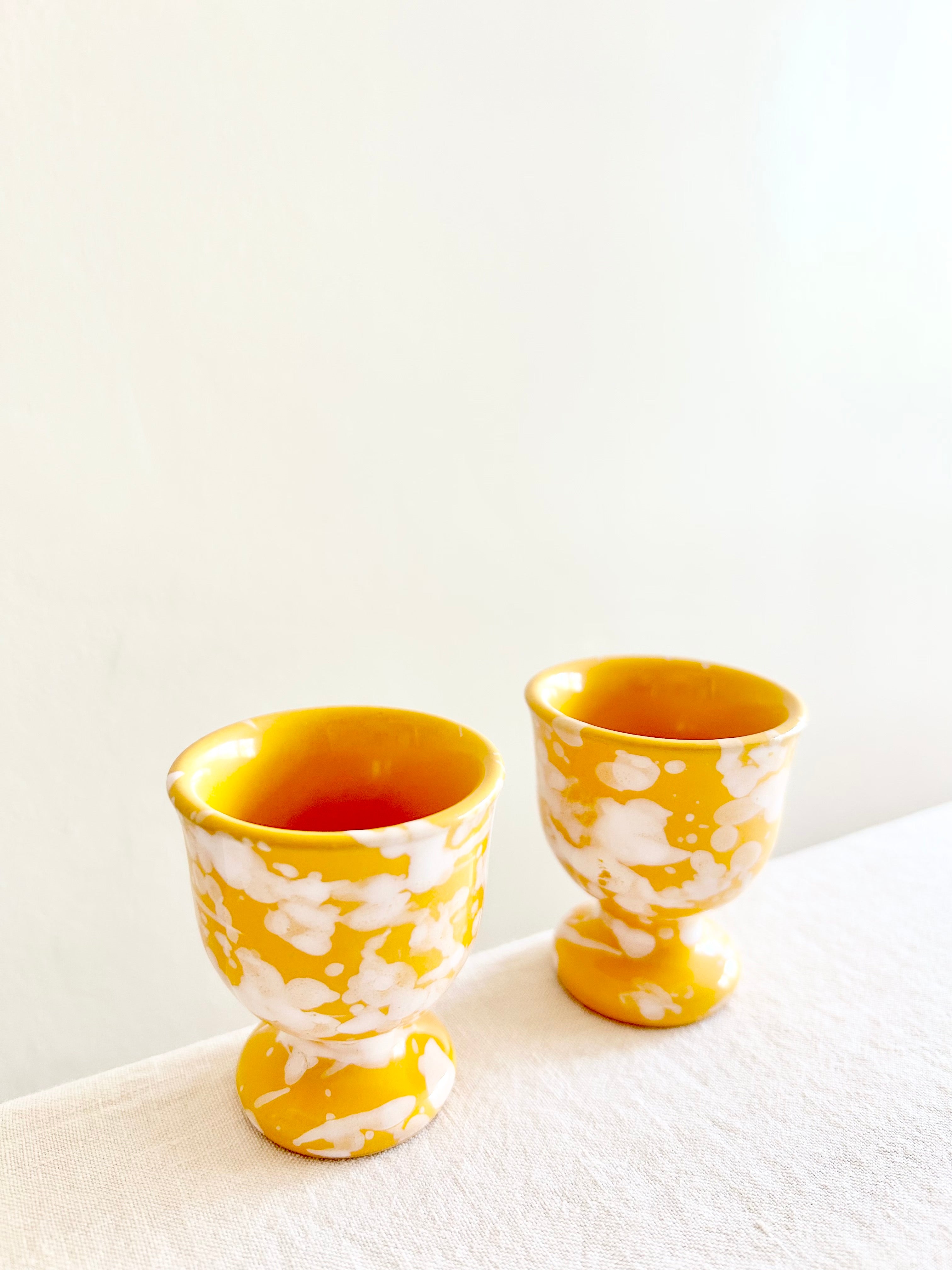 Pompeii Egg Cups S/2 - Yolk