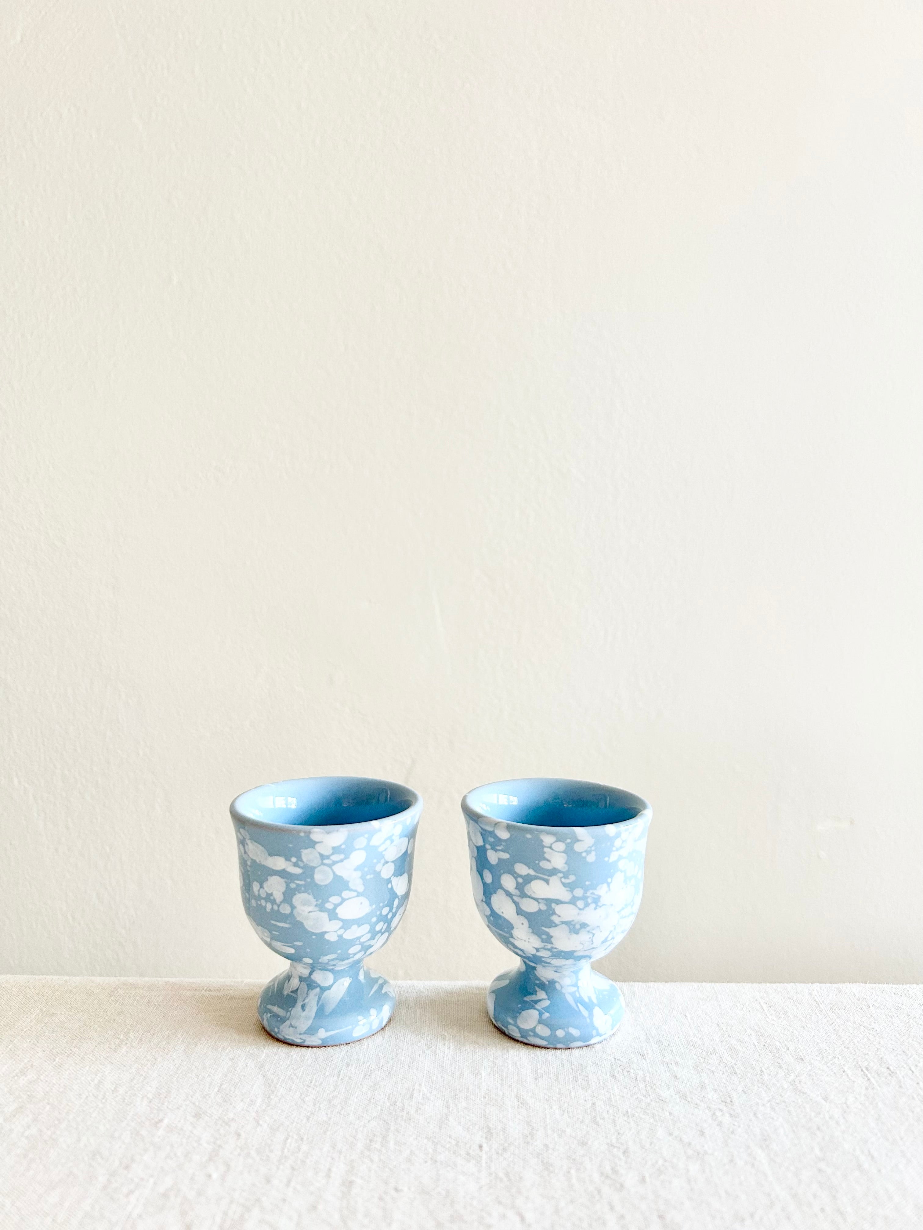 Pompeii Egg Cups S/2 - Sky