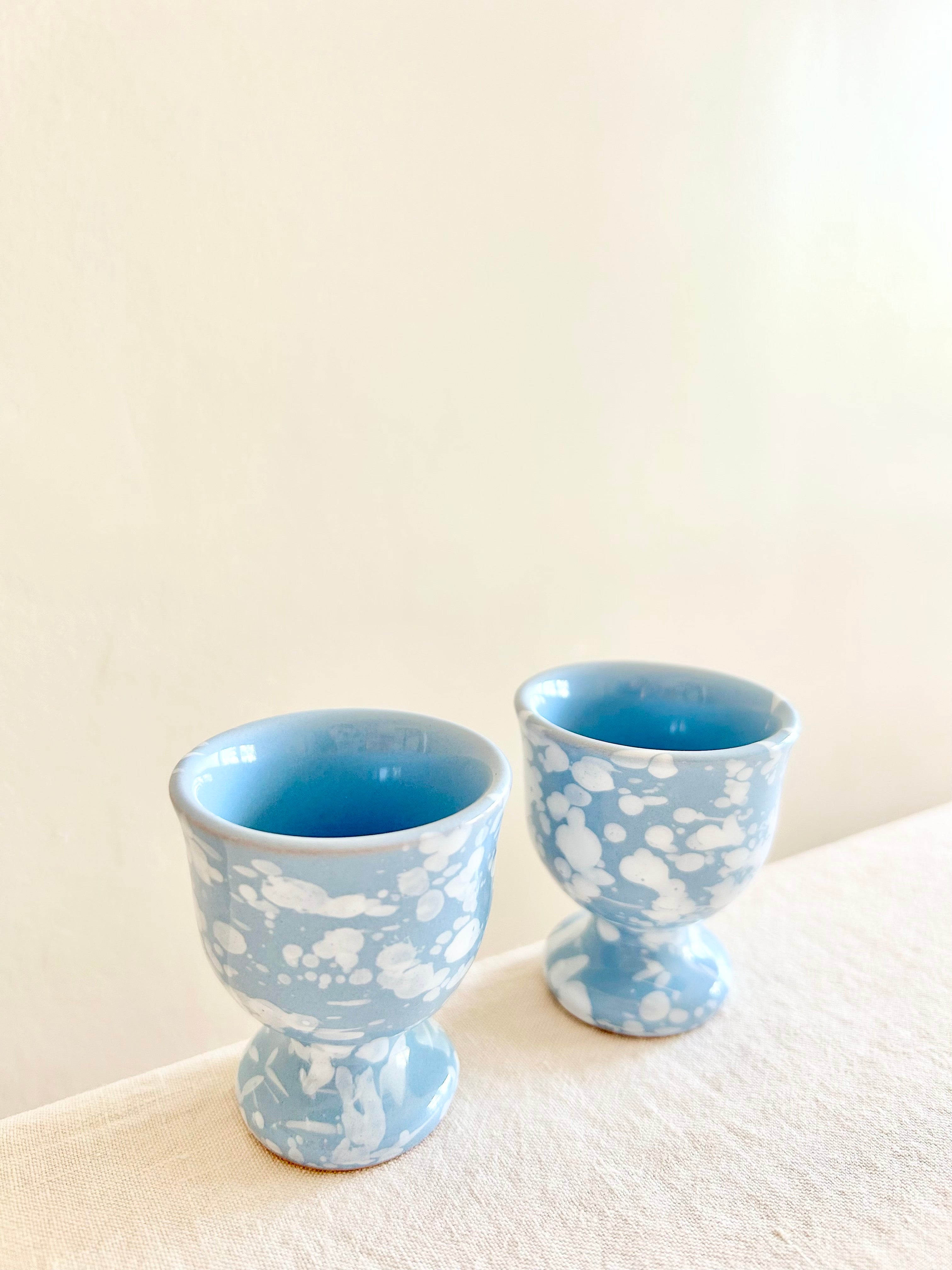 Pompeii Egg Cups S/2 - Sky