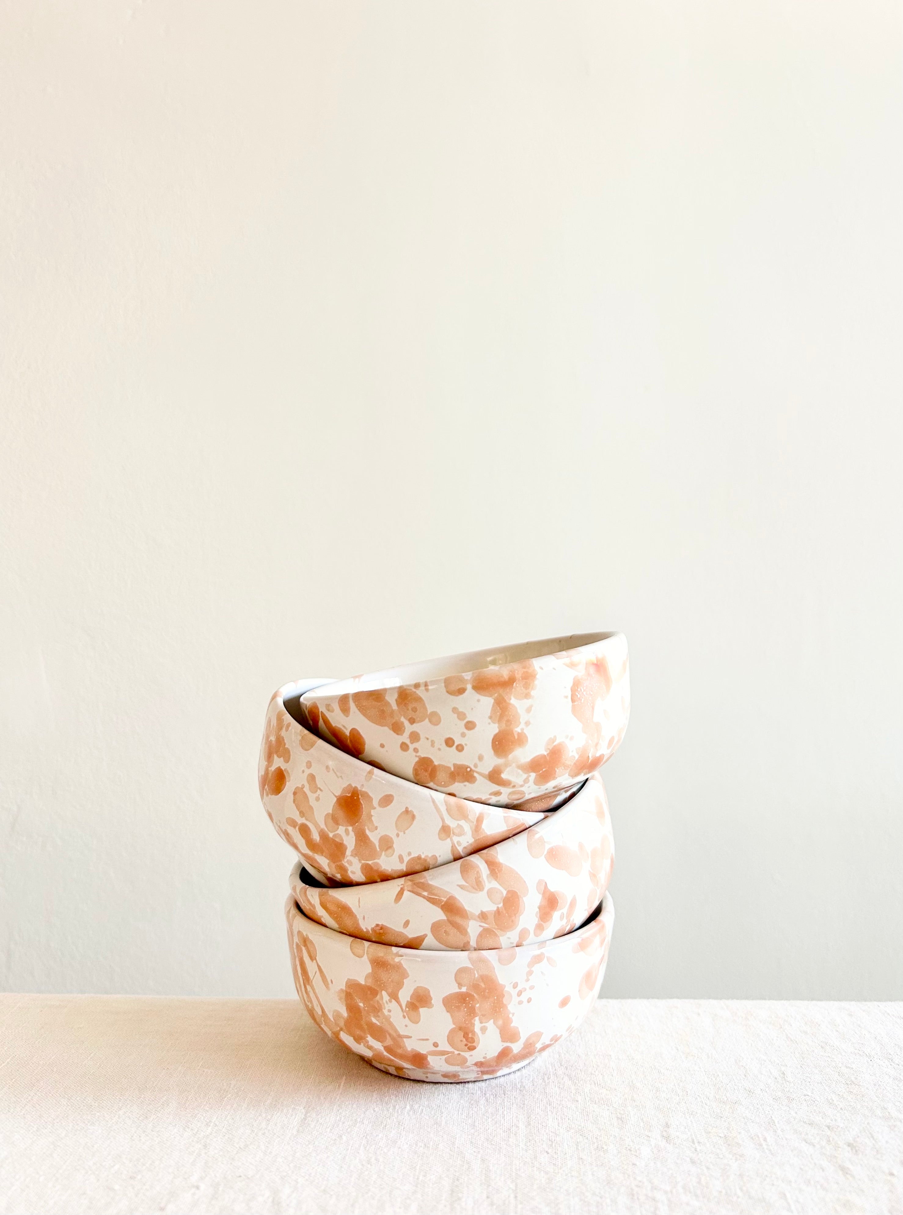 Pompeii Snack Bowls- Natural - S/4