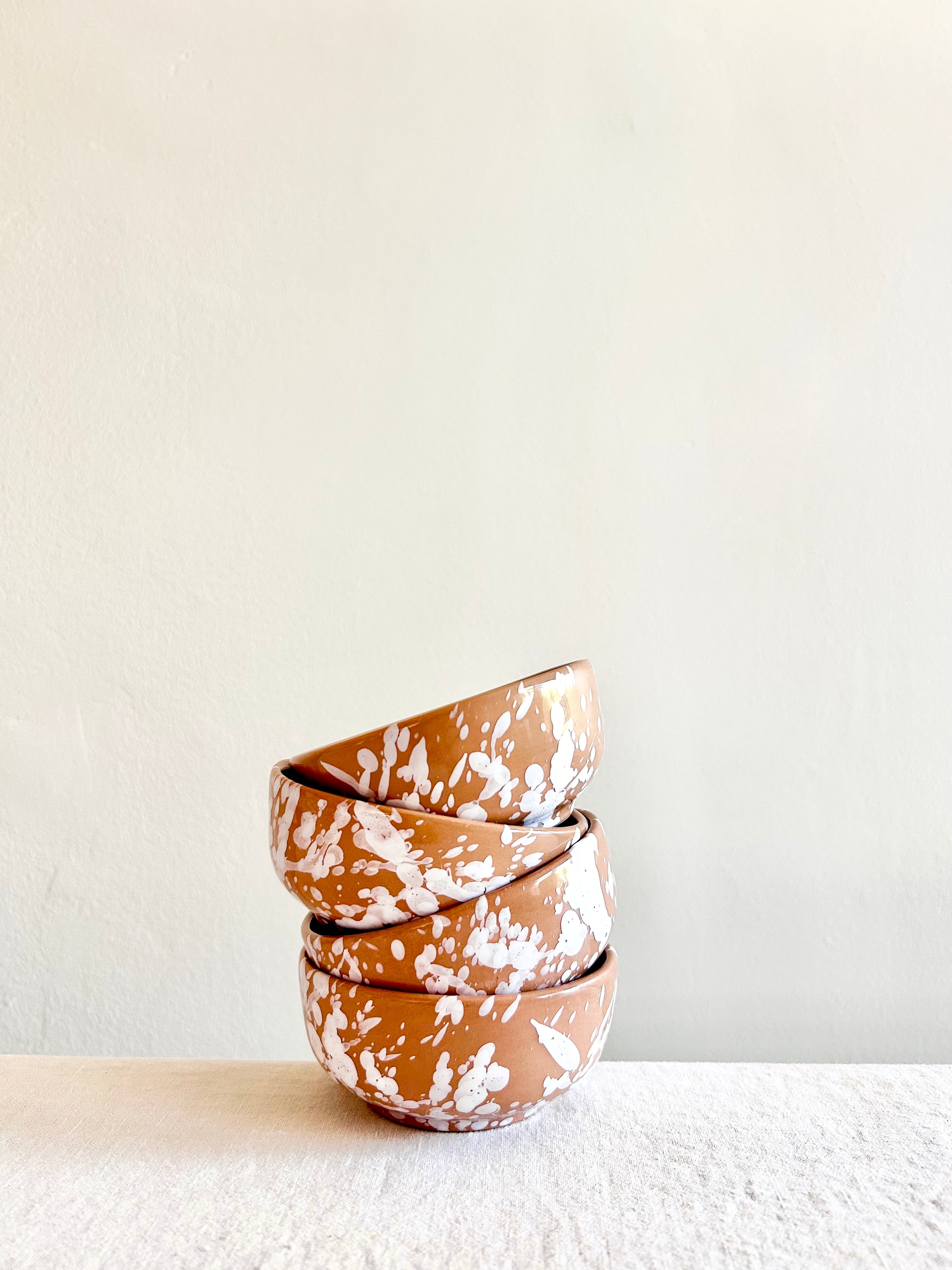 Pompeii Snack Bowls- Sienna - S/4