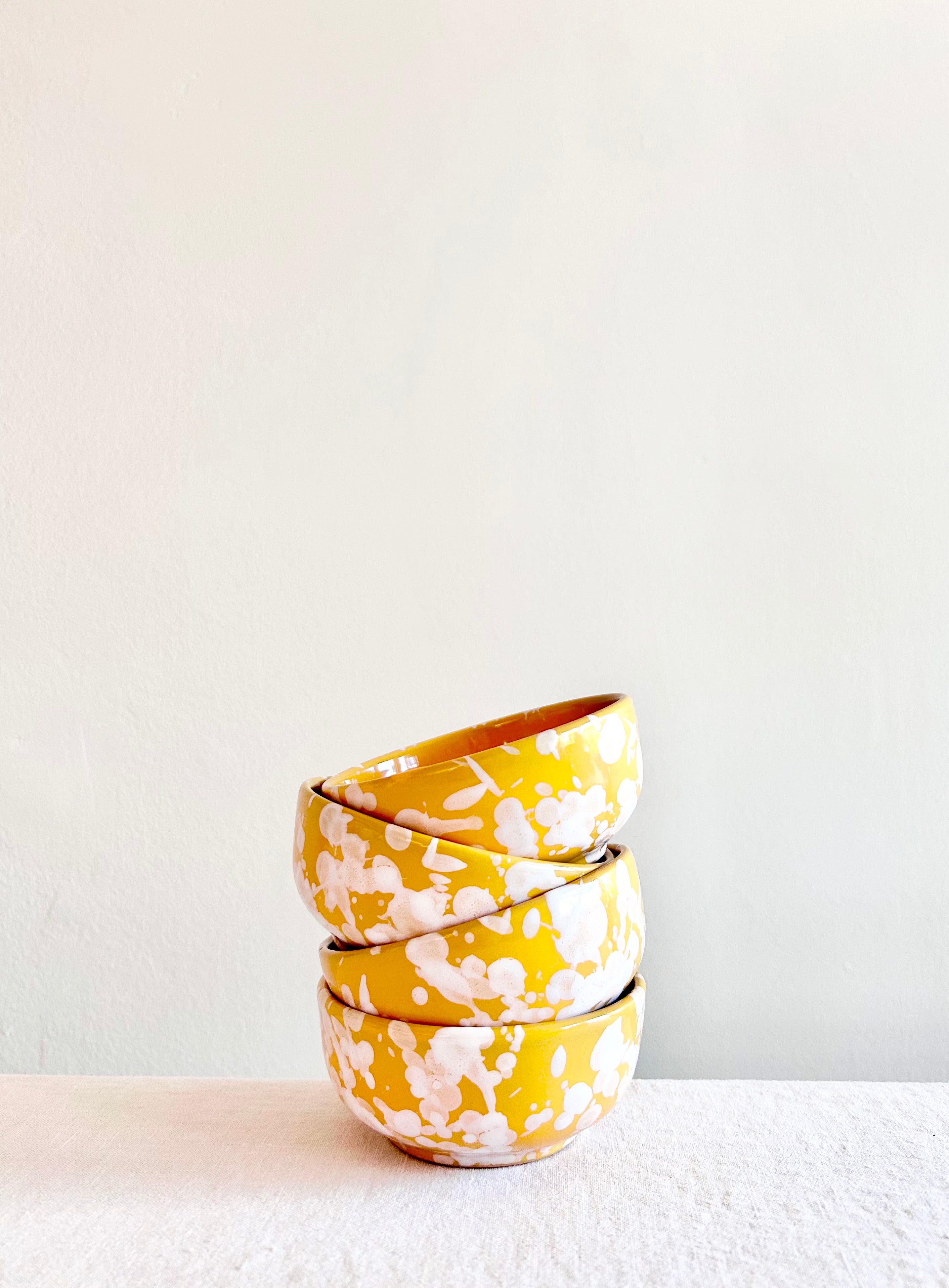 Pompeii Snack Bowls- Yolk - S/4