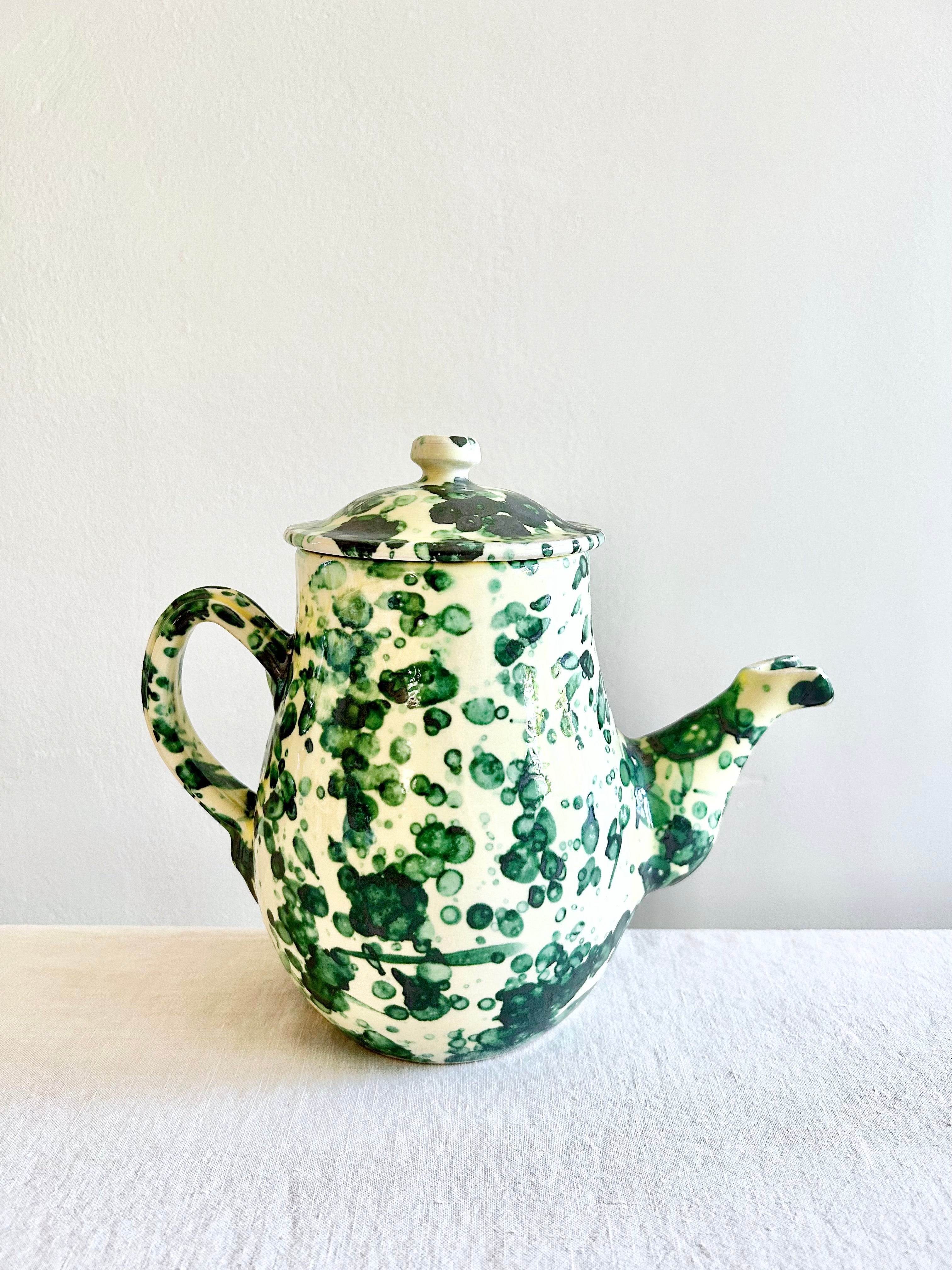 Pompeii Coffee Pot - Emerald