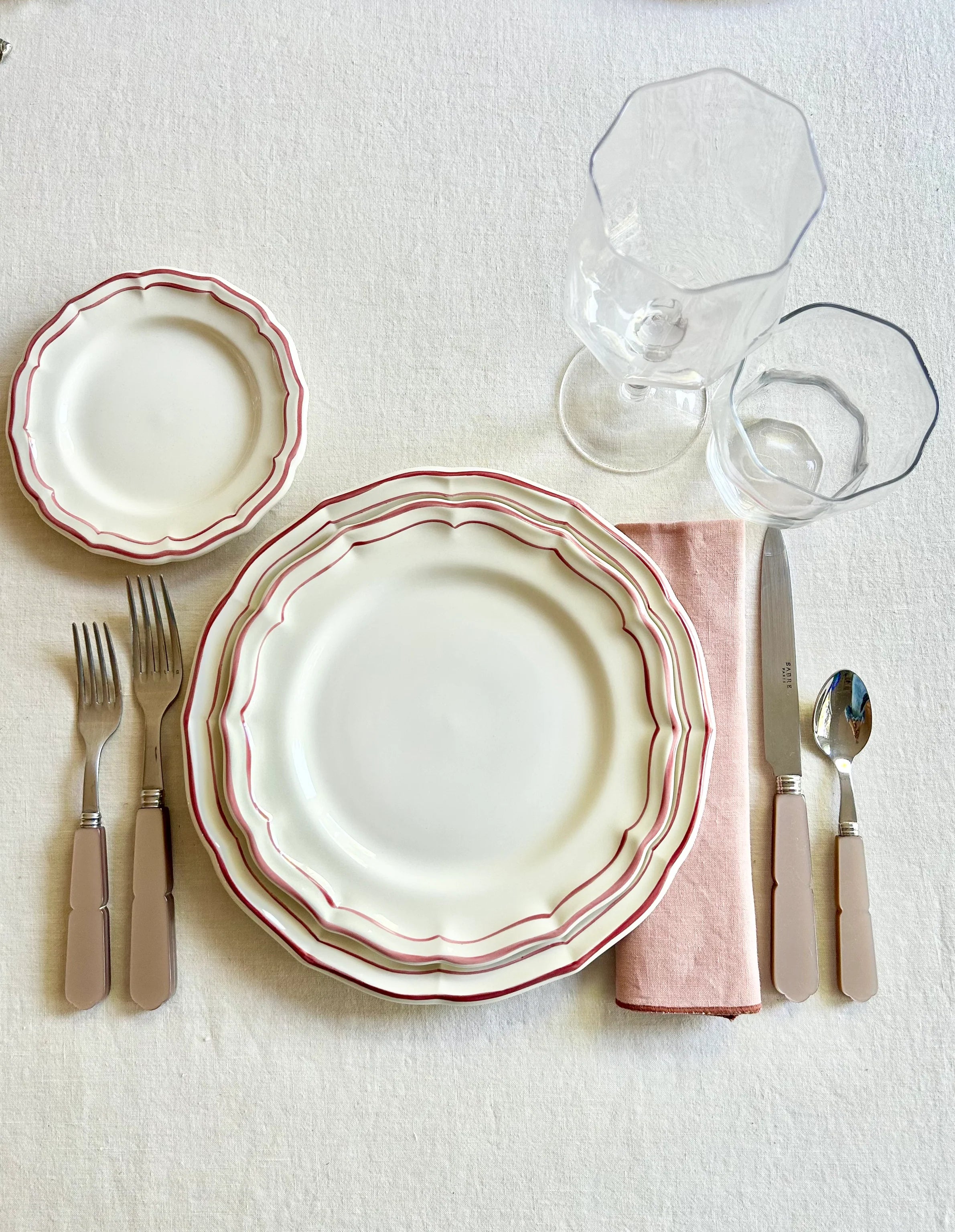 PRE-ORDER - Gien Fliet Dinnerware - Peony